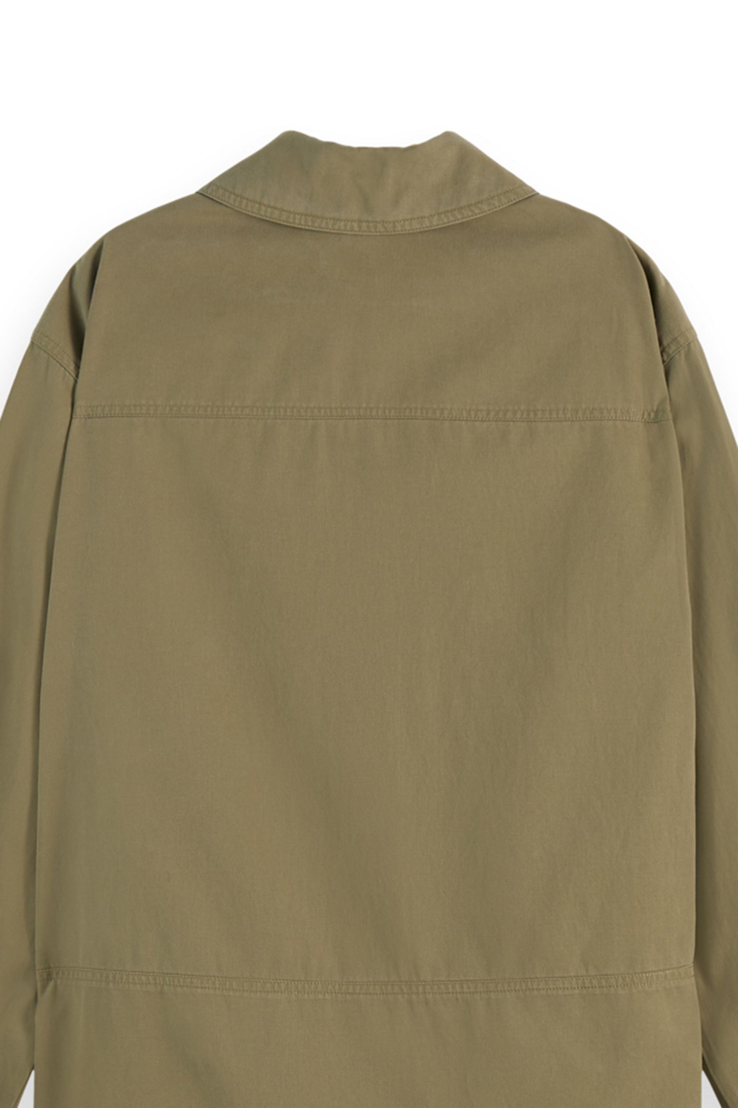 WASHED SHIRT DRESS WASHED MILITARY 7