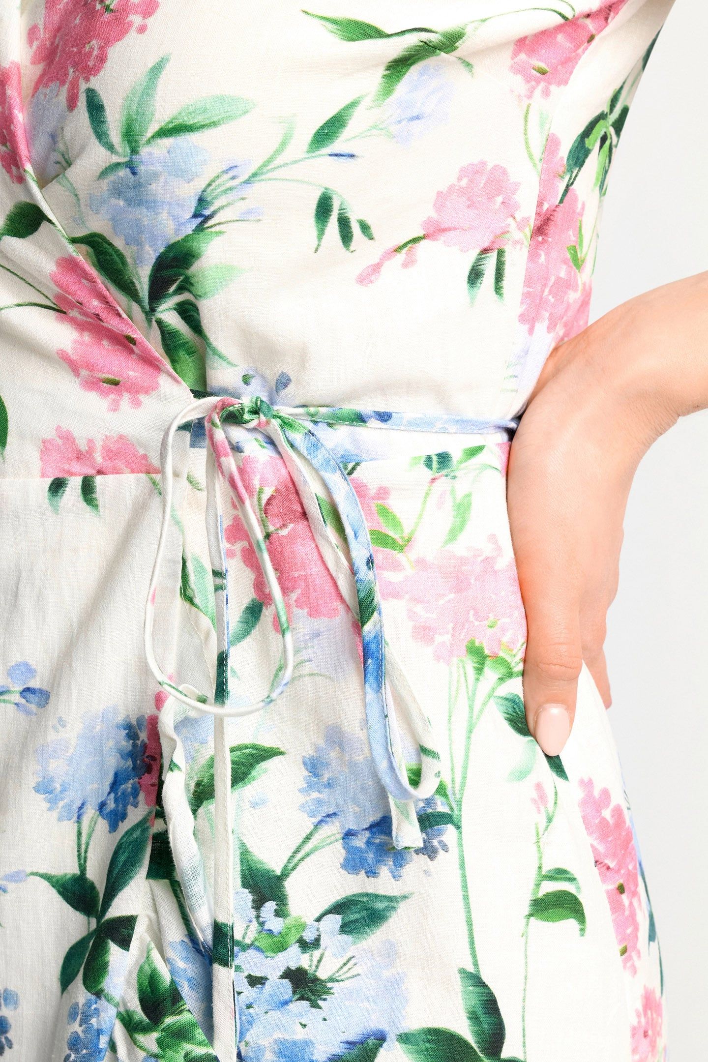 PRINTED MIDI DRESS SUSTAINABLE WHISPER WHITE 6