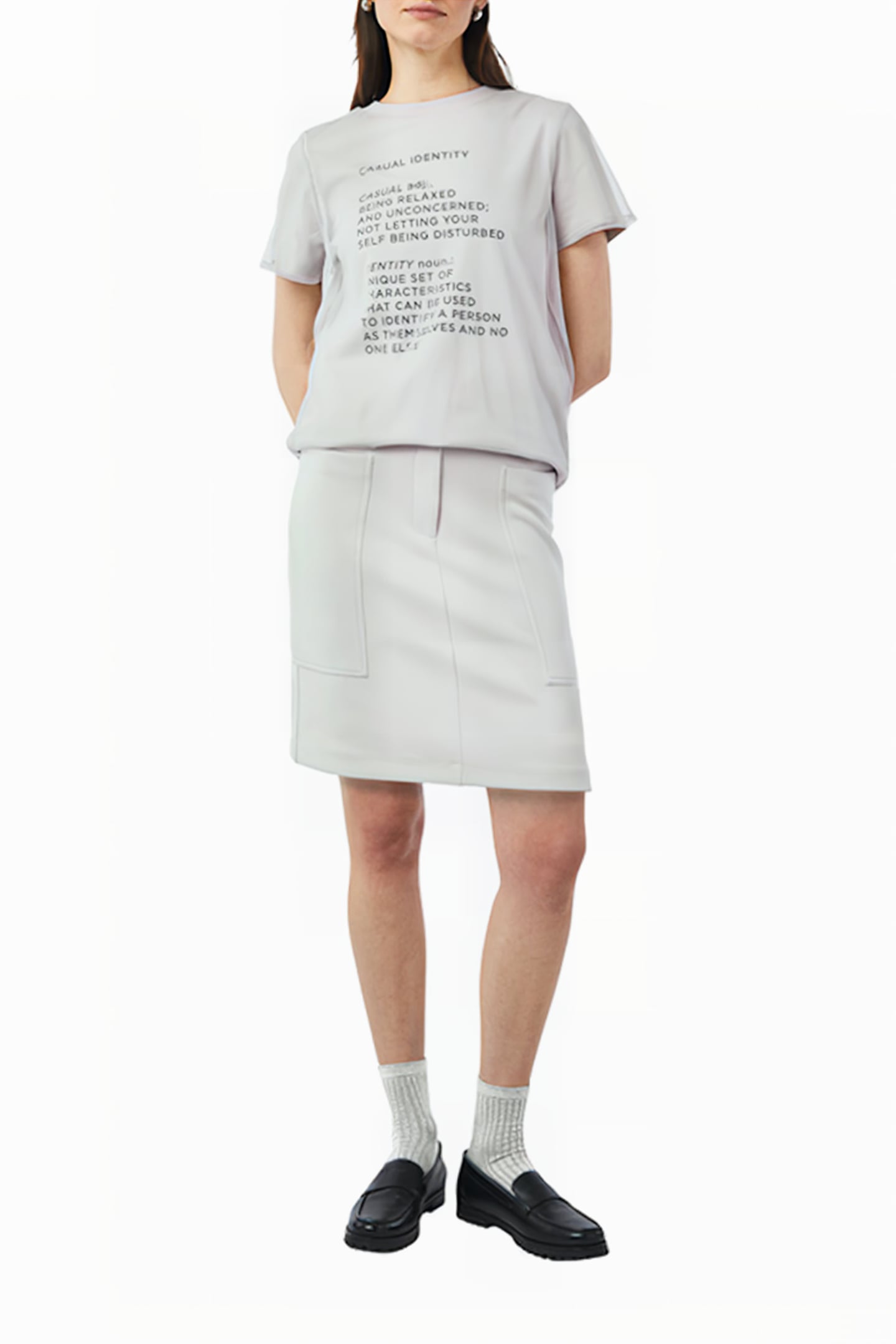 COMMA T-SHIRTS LIGHT-GREY 2