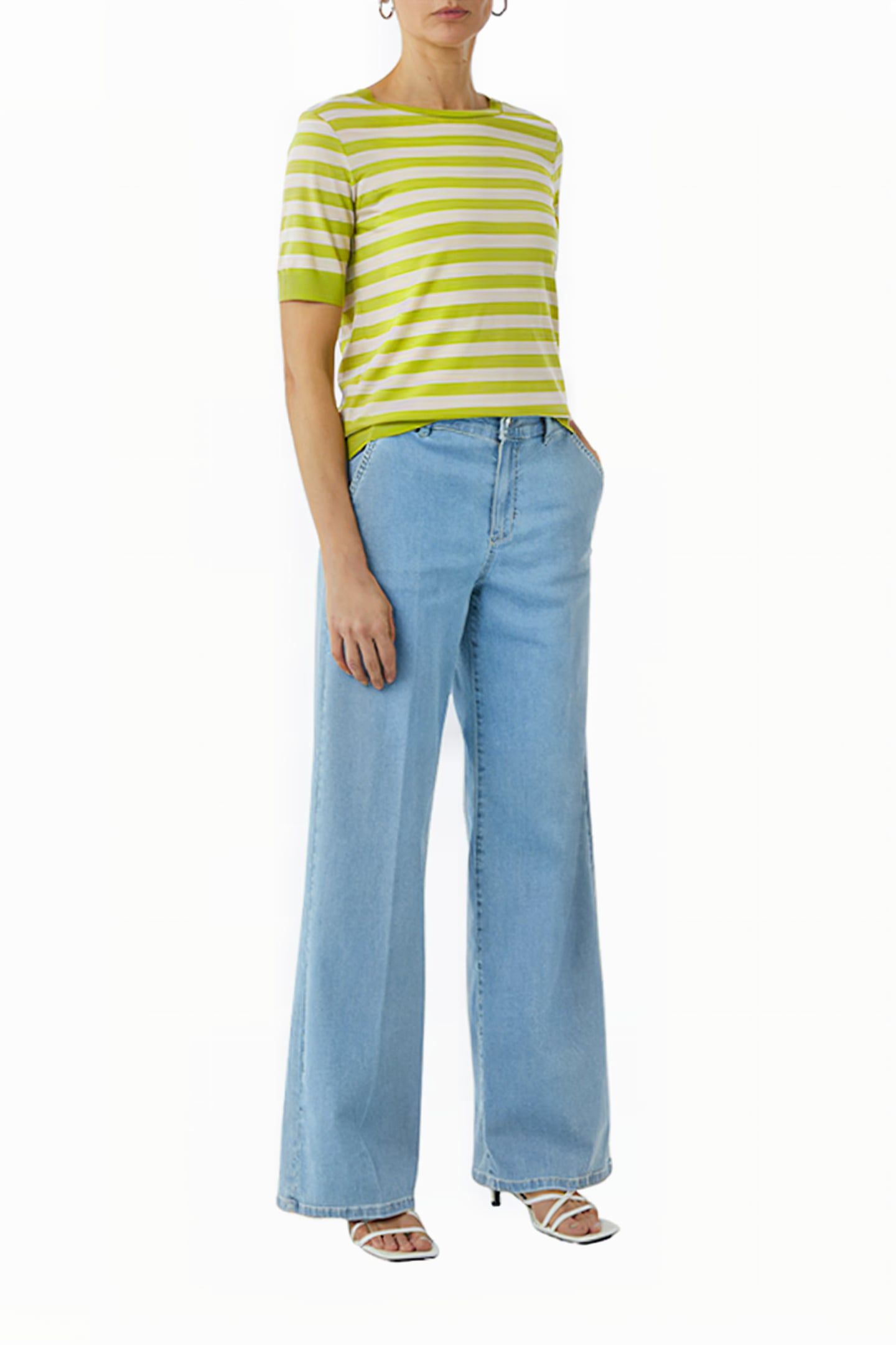 COMMA T-SHIRTS LIME-GREEN 2