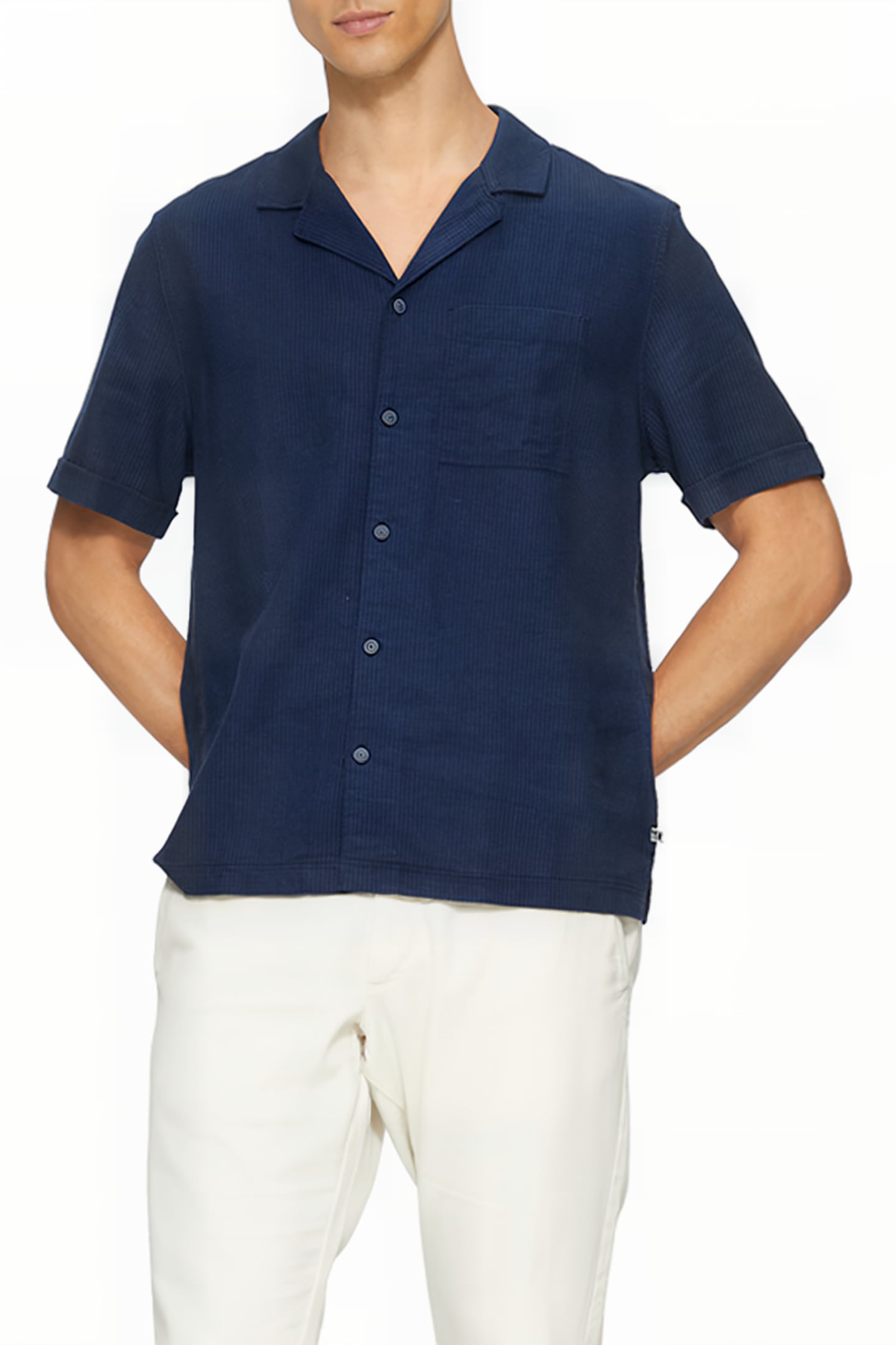 S.OLIVER SHIRTS DARK-BLUE 1