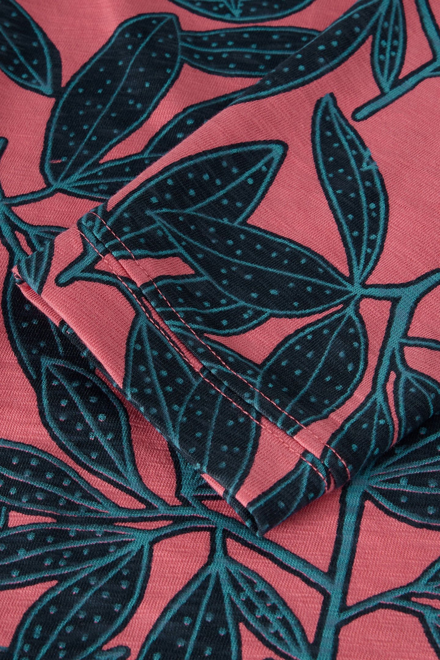 NELLY LS TEE CORAL PRINT 6