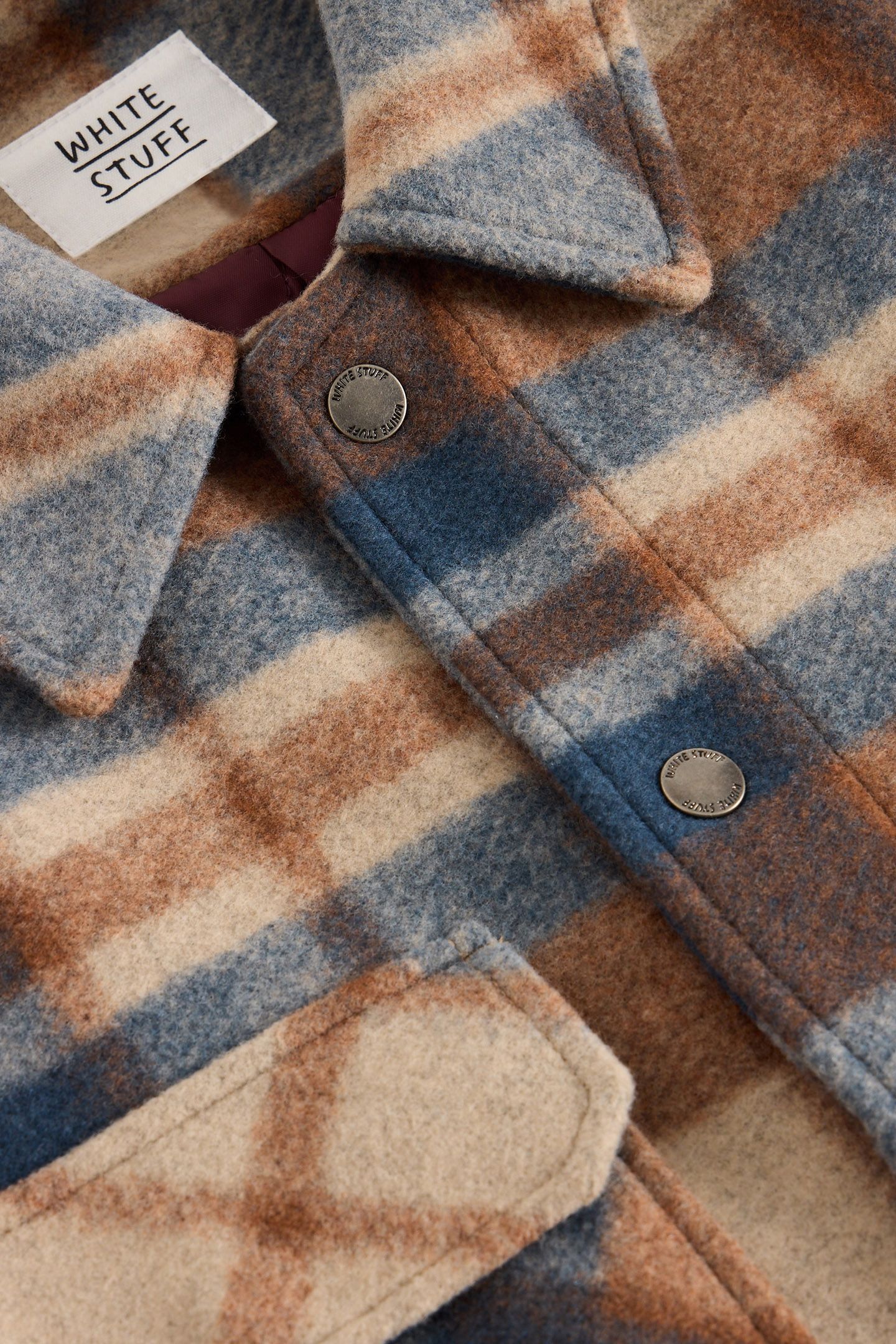 CHECK TRUCKER BROWN MULTI 6
