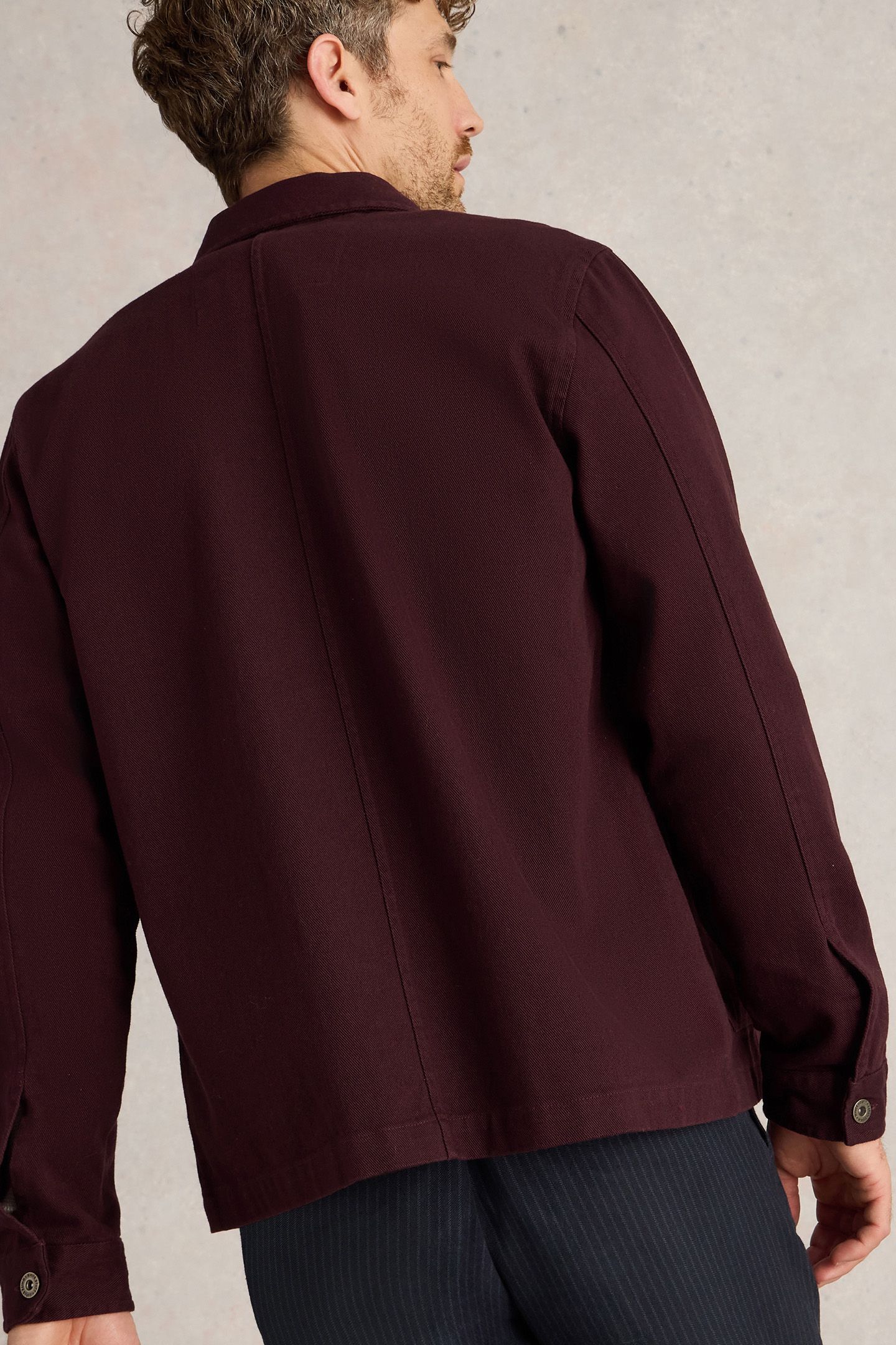 KYNMAN WORKWEAR JACKET DARK PLUM 4