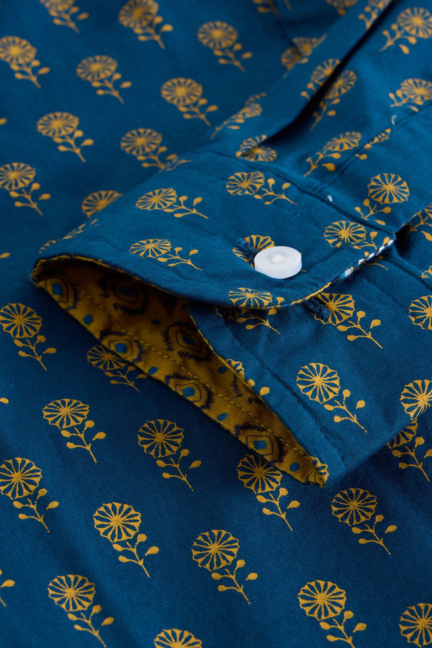 FLORAL NONNIE PRINTED SHIRT BLUE PRINT 6