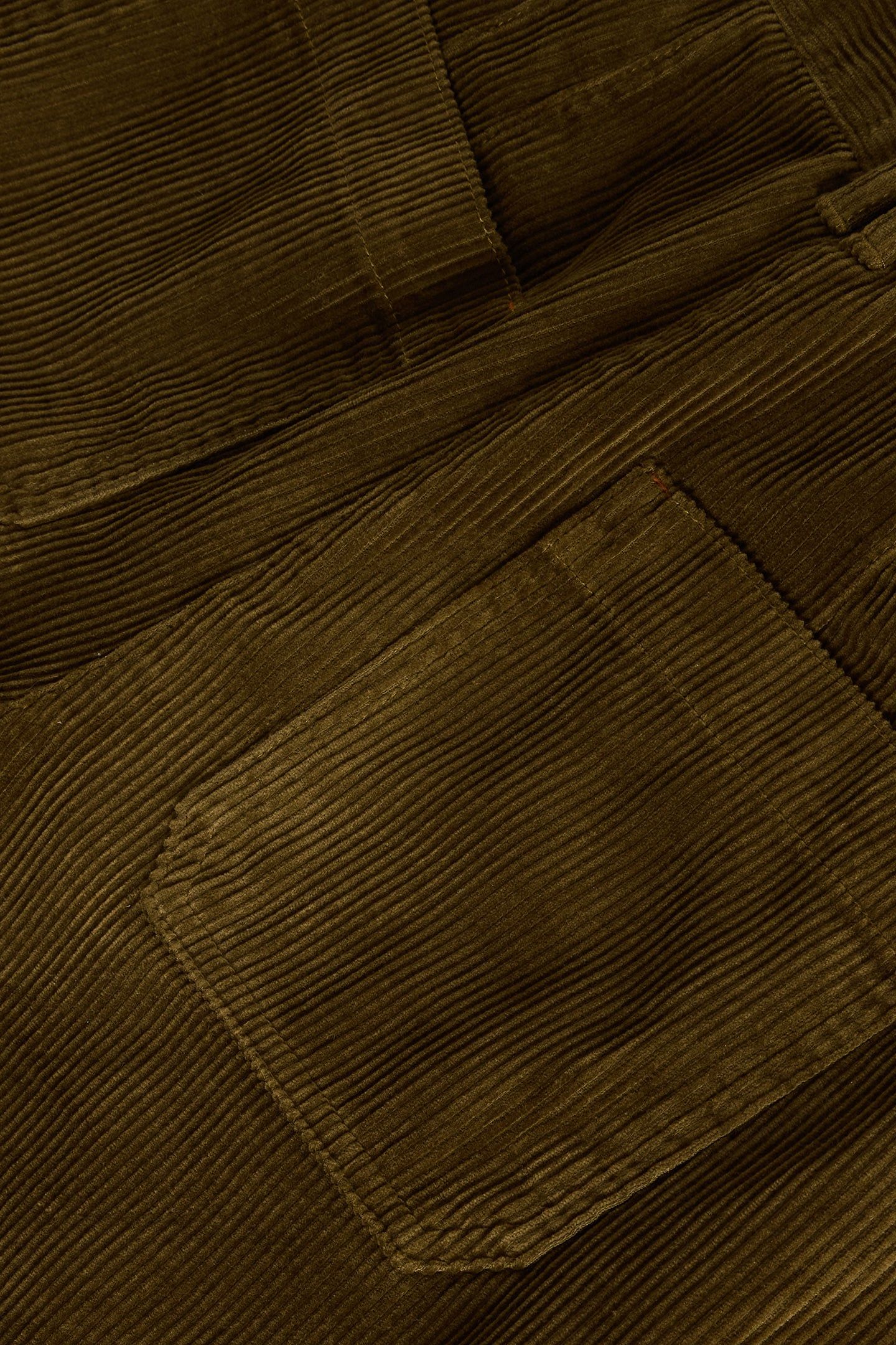 BELLE CORD WIDE LEG TROUSER KHAKI GREEN 6
