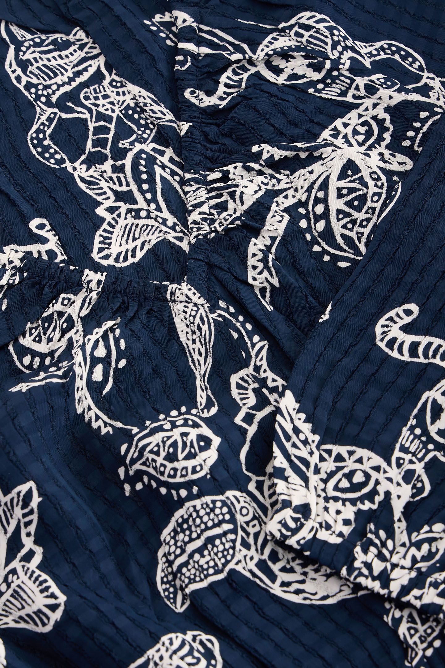 SKYLAR MIDI DRESS NAVY PRINT 6