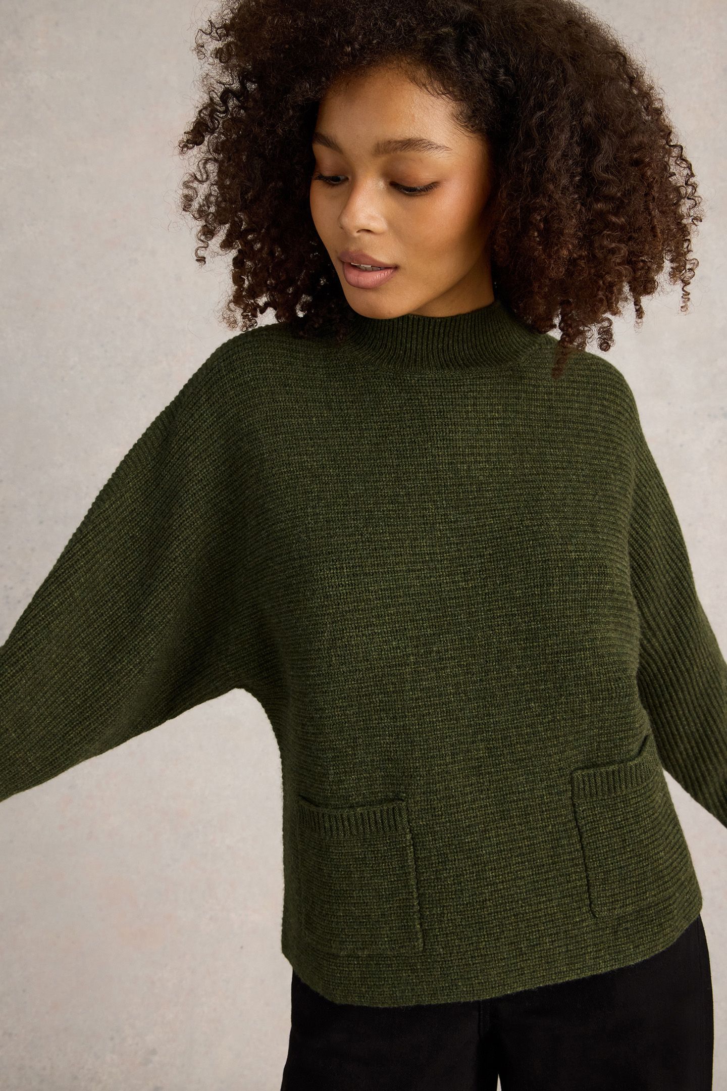 CARLI JUMPER KHAKI GREEN 5