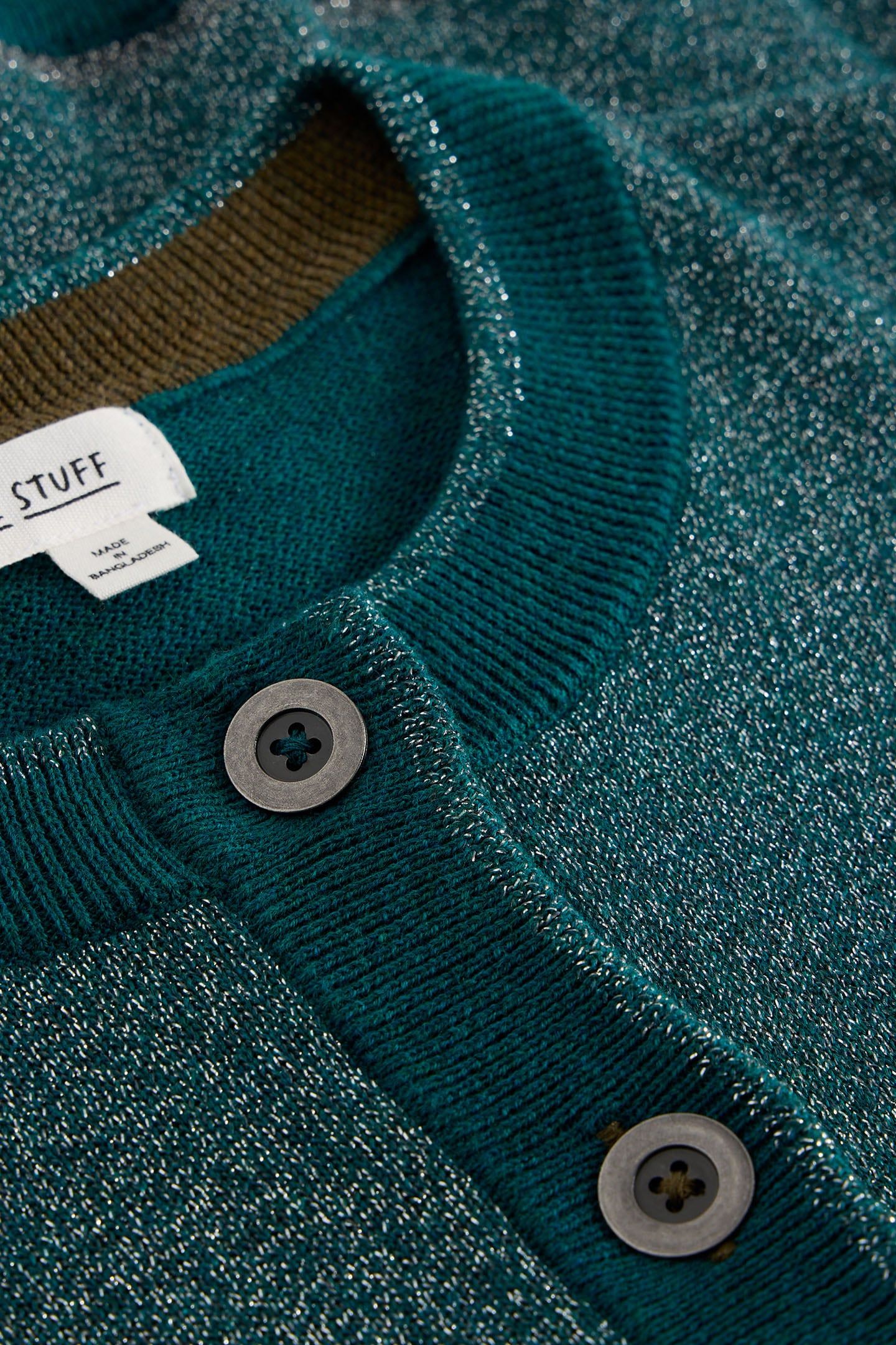 CHARLOTTE SPARKLE CARDI MID TEAL 6