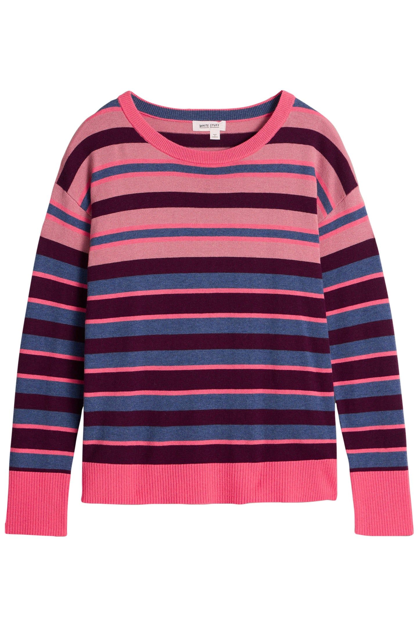 CITY STRIPE JUMPER PINK MULTI 4
