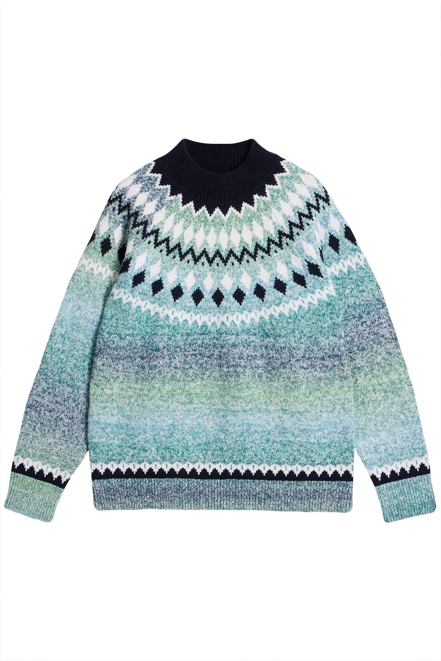 SASHA FAIRISLE JUMPER BLUE MULTI 2