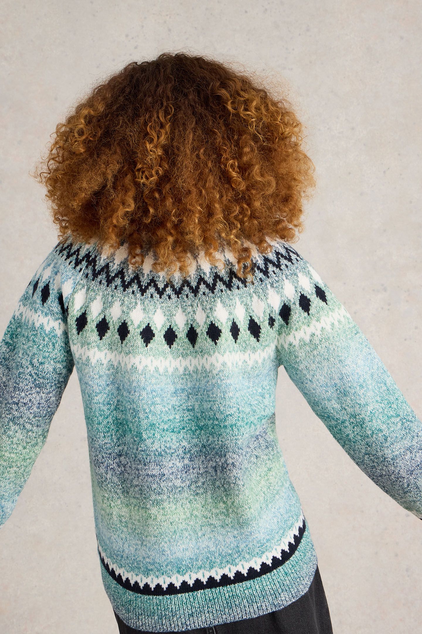 SASHA FAIRISLE JUMPER BLUE MULTI 3