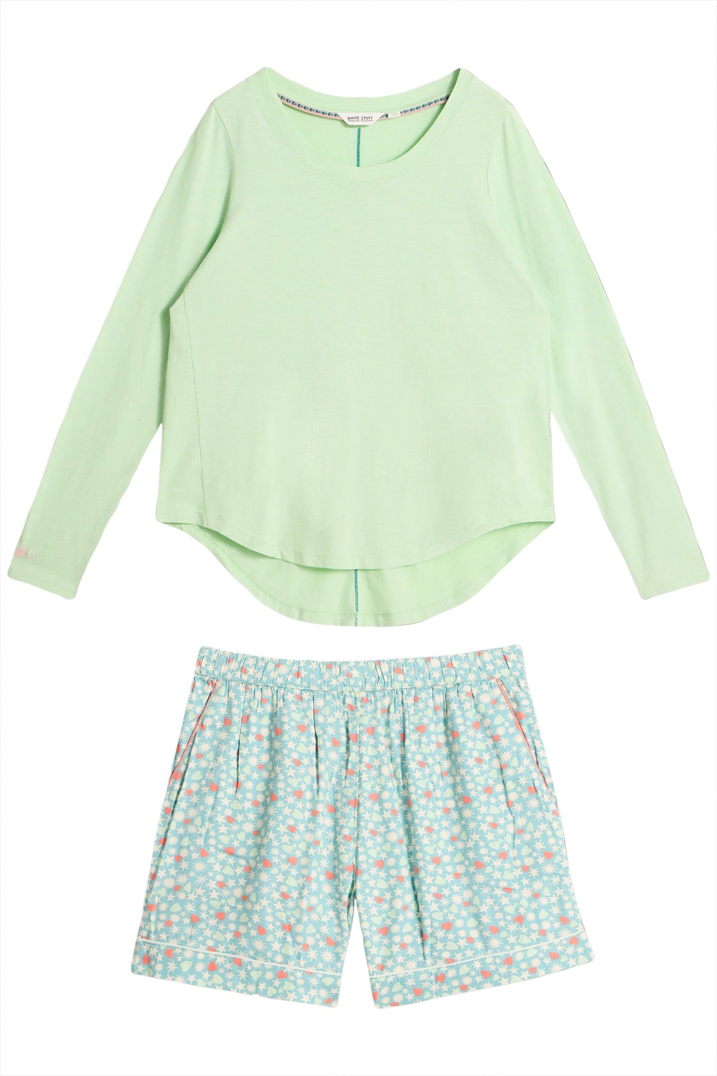 TESSA SHORT PJ SET BLUE MULTI 1