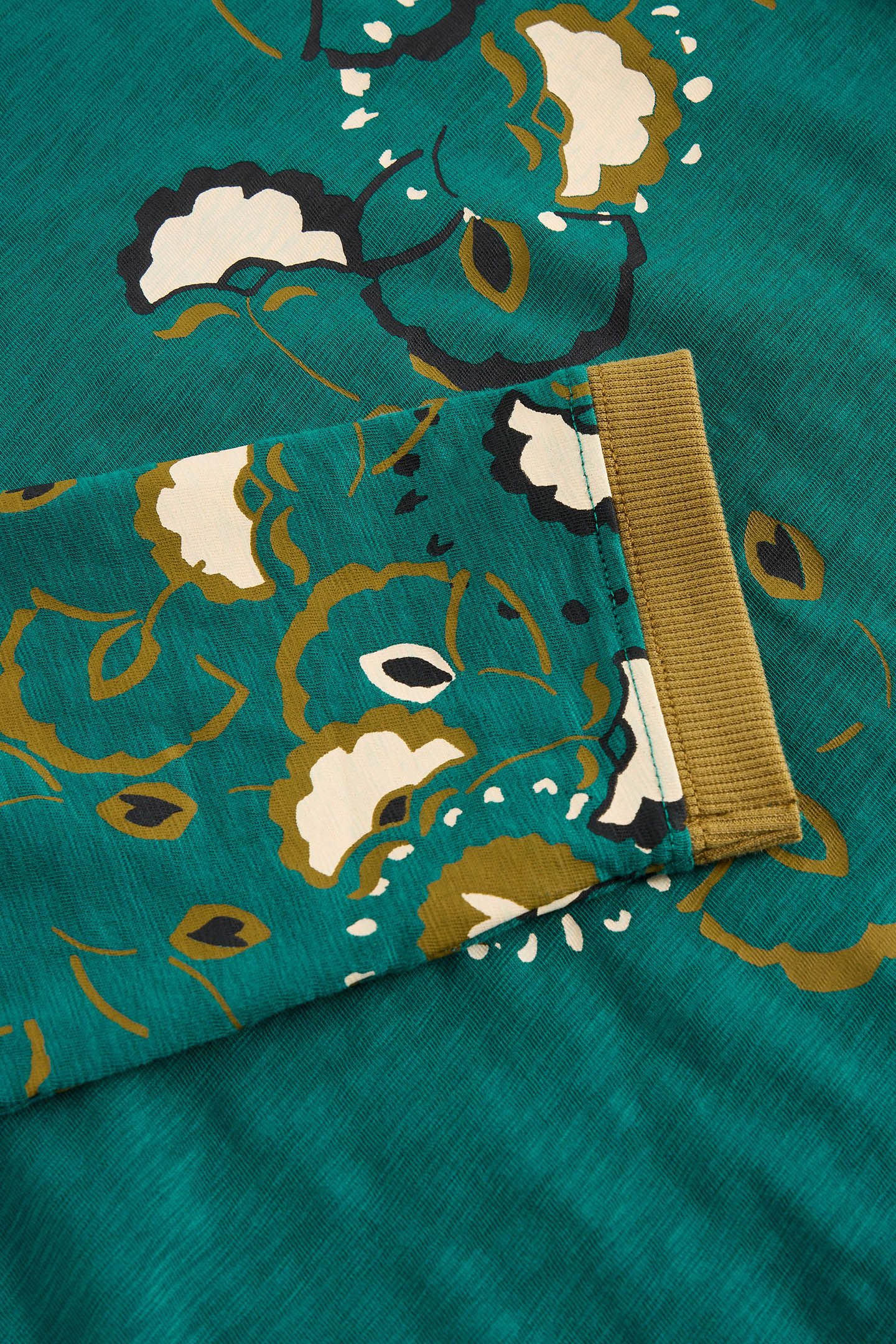 CLARA LS TEE TEAL PRINT 6