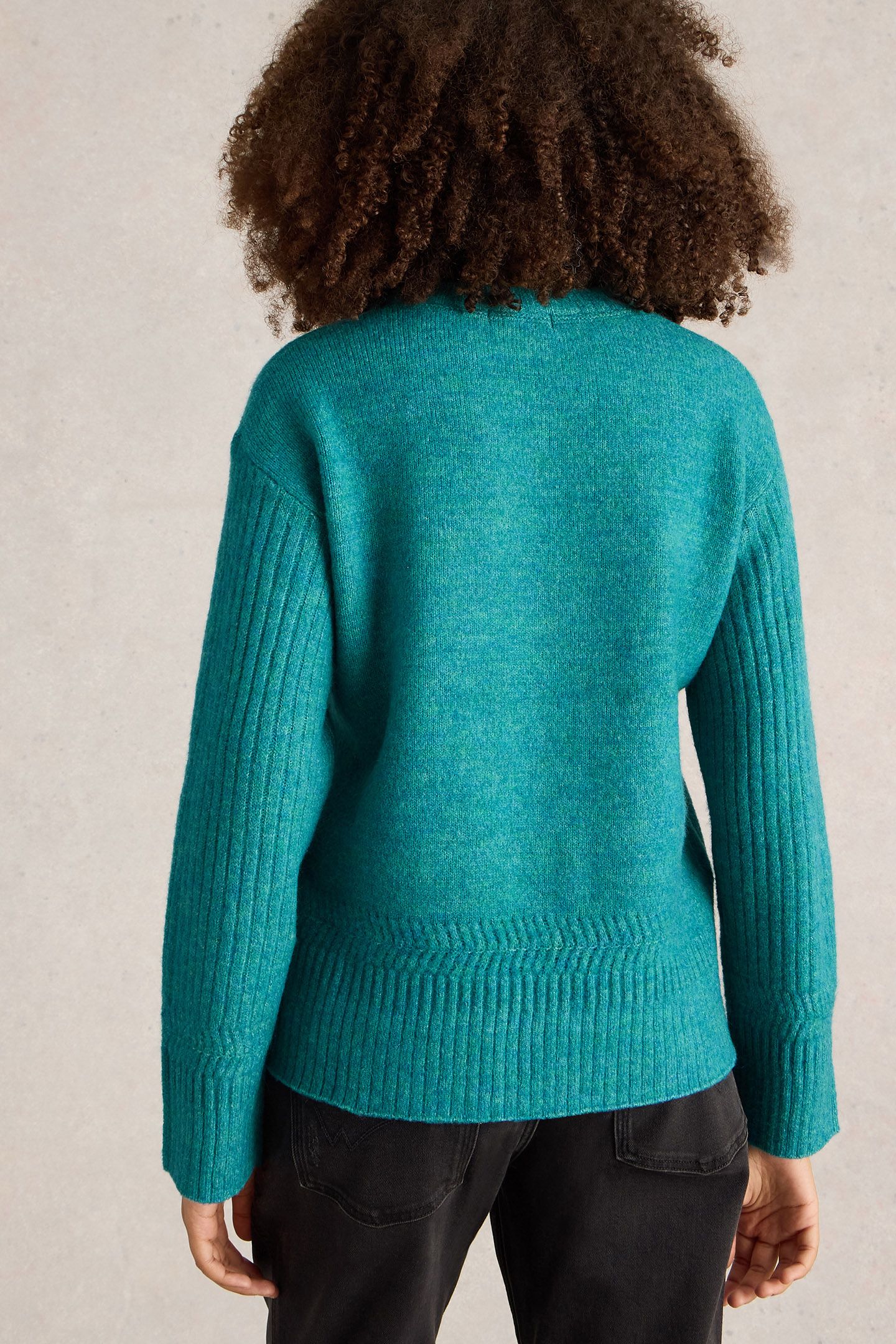 SOPHIA JUMPER BRIGHT TEAL 2
