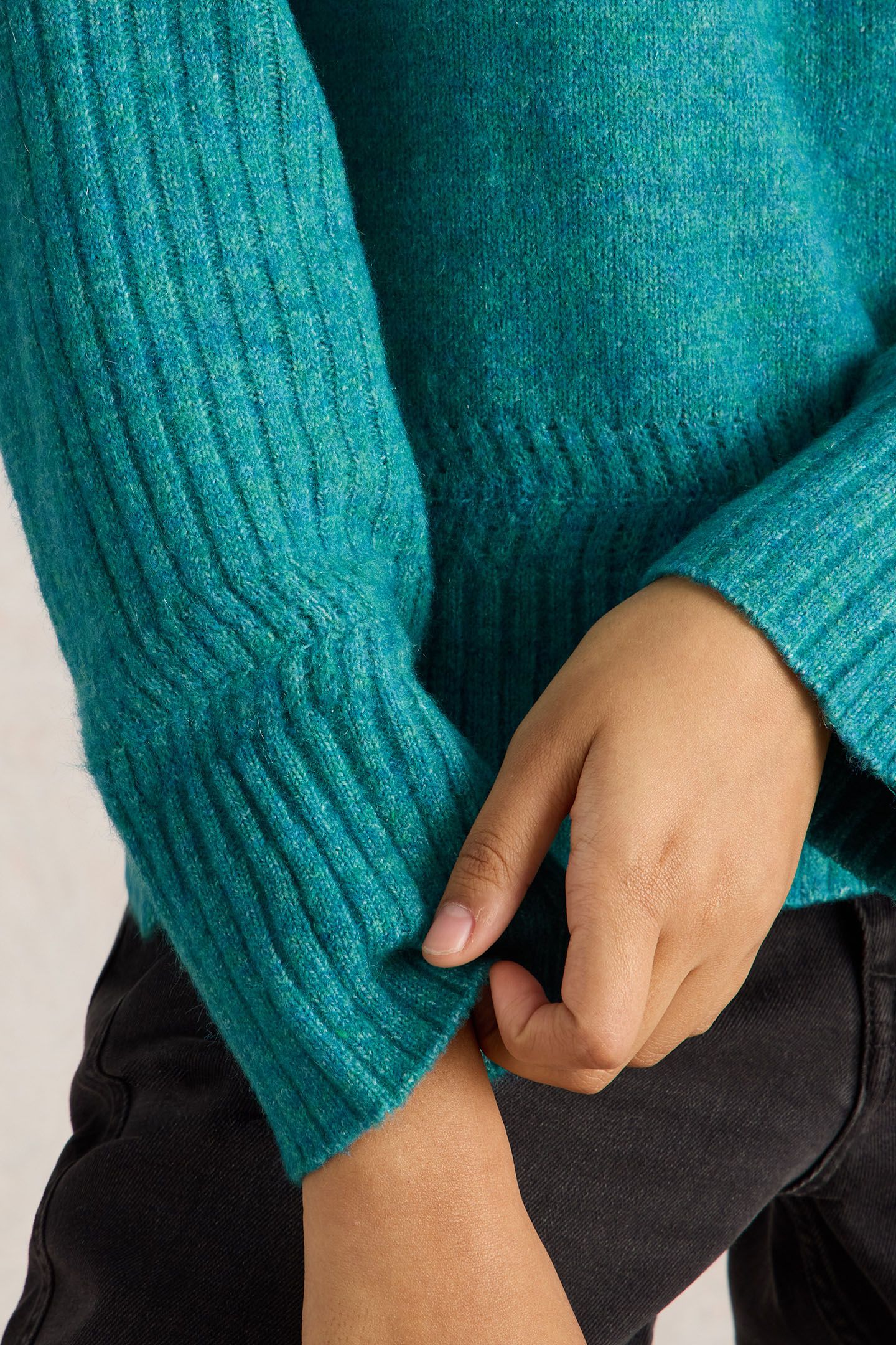 SOPHIA JUMPER BRIGHT TEAL 5