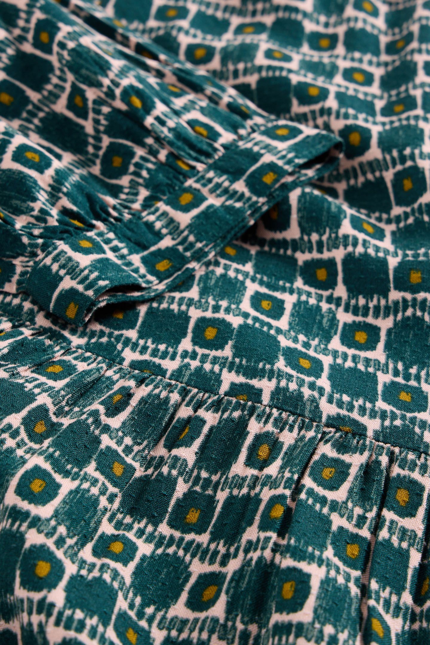 SOPHIA DRESS TEAL PRINT 6