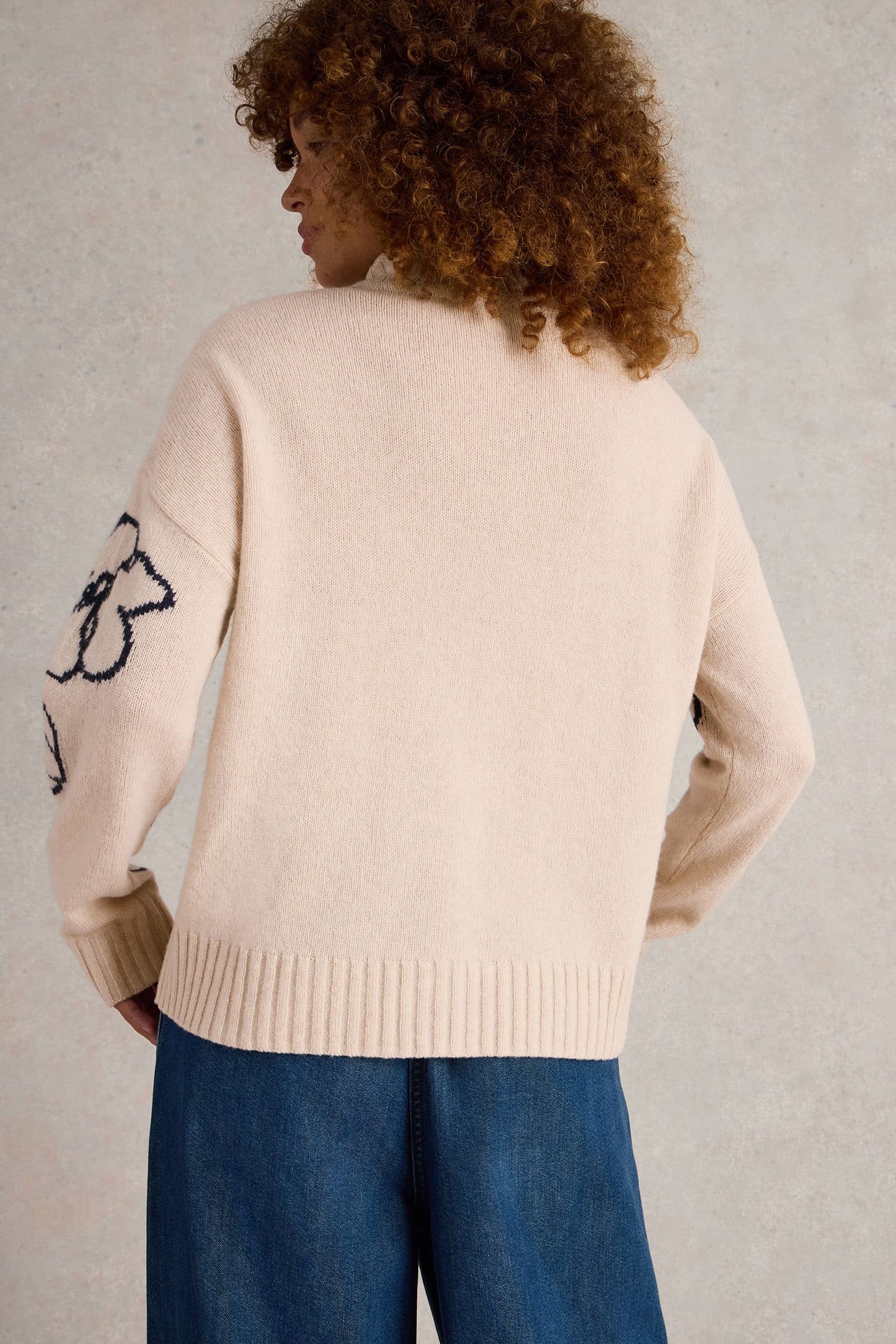 SPRIG FLORAL JUMPER NATURAL MULTI 4