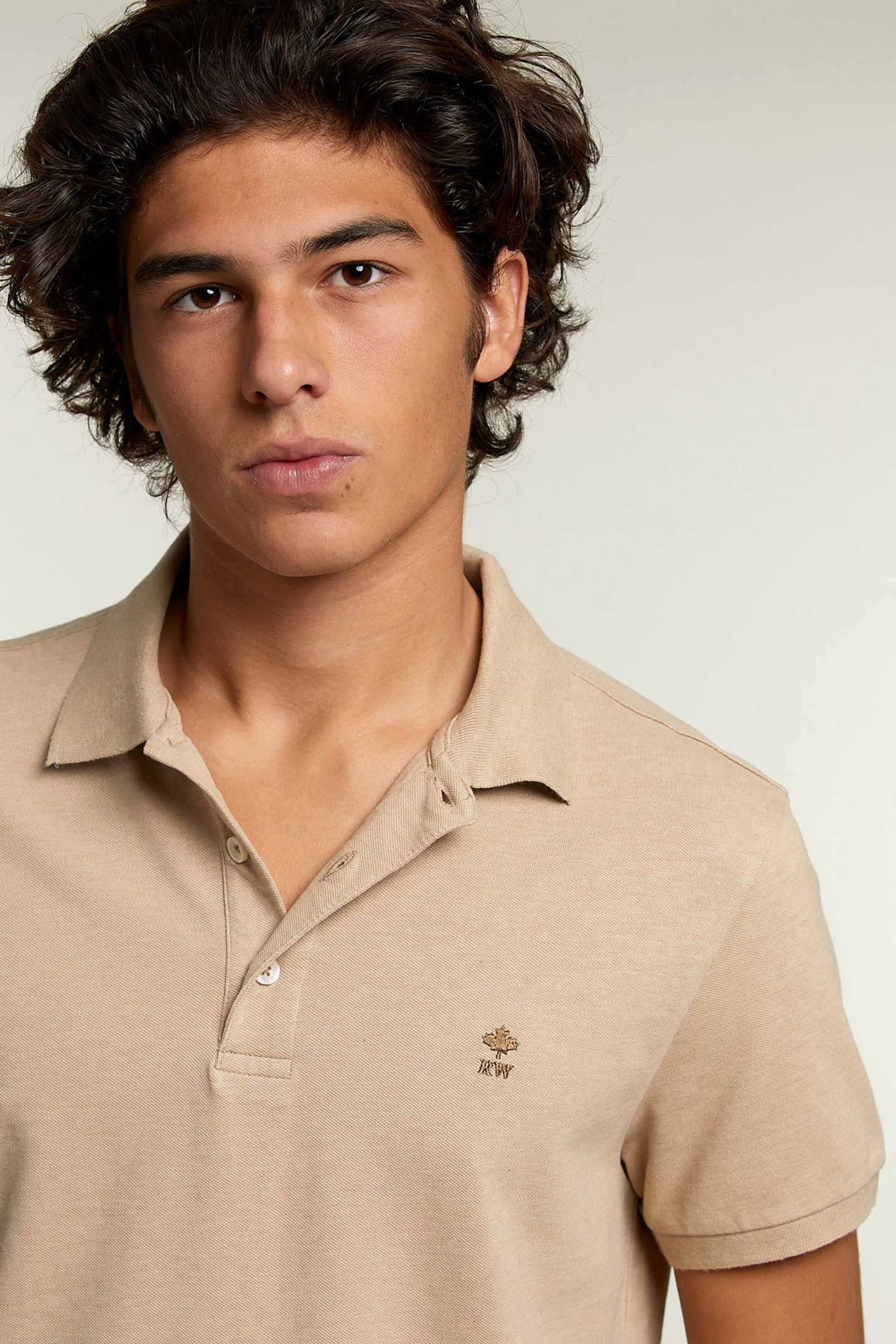 CUSTOM FIT PIMA COTTON POLO DUNE MIX 4