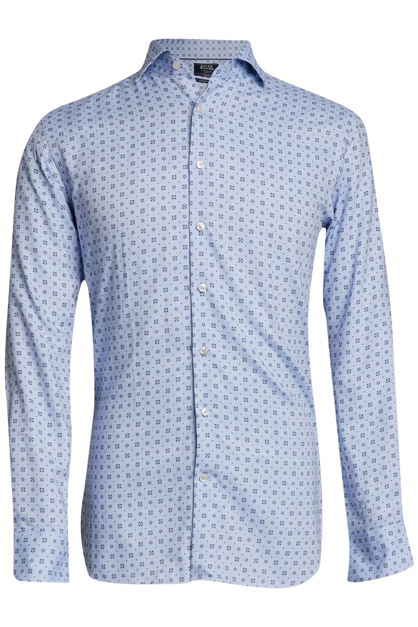 CUSTOM FIT FANTASY SHIRT BLUE 4