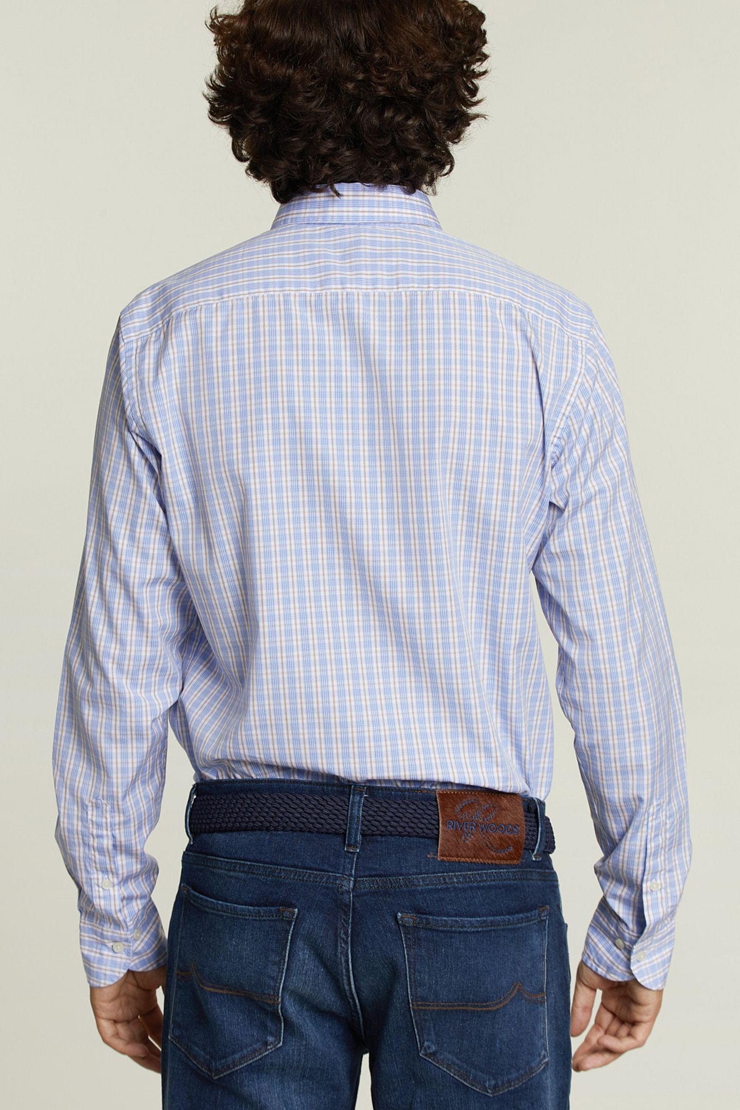 CUSTOM FIT CHECKED SHIRT MULTI 2