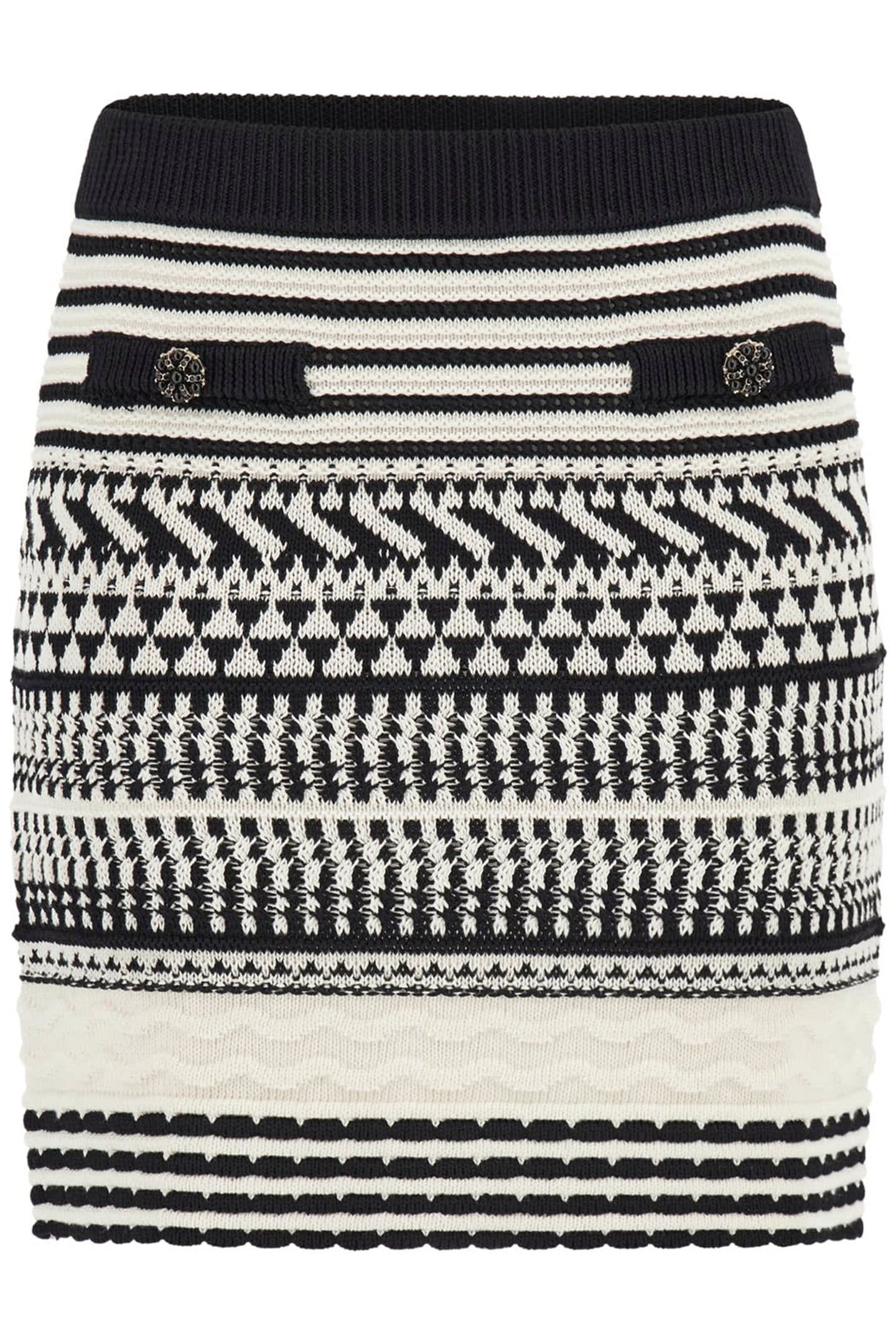 MARCIANO BY GUESS ARIANNA STITCHED SKI EGGSHELL AND BLACK 4