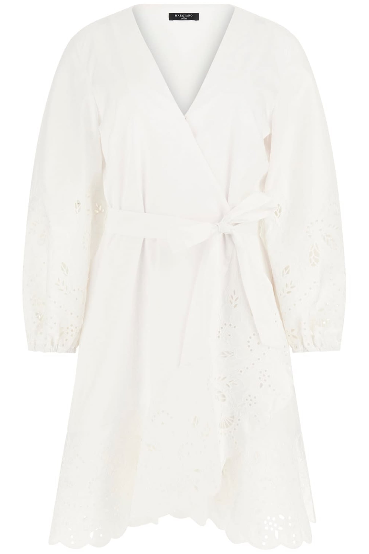 MARCIANO BY GUESS KENNEDY EYELET DRESS TRUE WHITE 4
