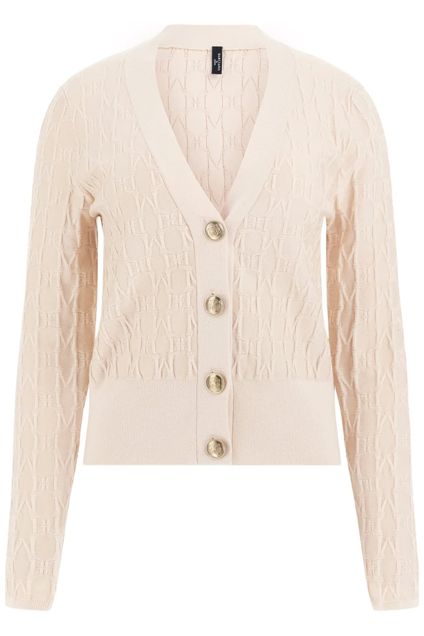 MARCIANO BY GUESS MARTI ALLOVER LOGO L EGGSHELL ECRU 4