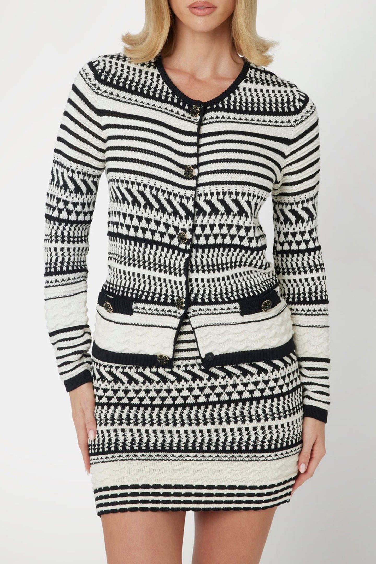 MARCIANO BY GUESS ARIANNA STITCHED CAR EGGSHELL AND BLACK 1