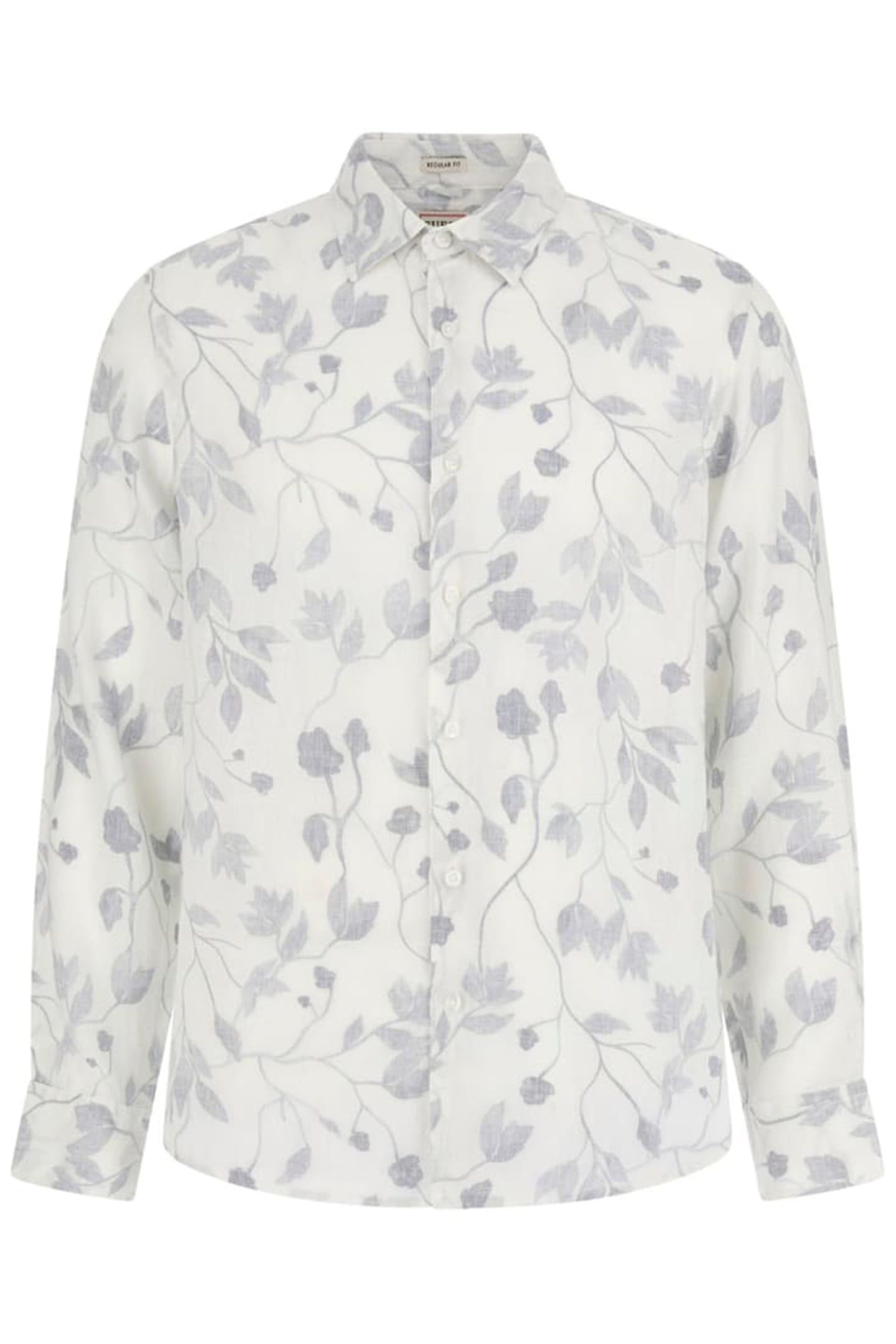 GUESS ECO LS LINEN WTRCOLOR VI WATER COLOR VINES BL 4