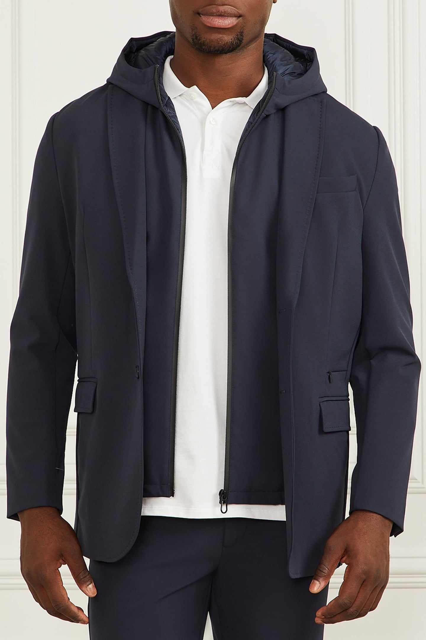 MARCIANO BY GUESS FP BLAZER DETACHABLE NAVY SEA 8