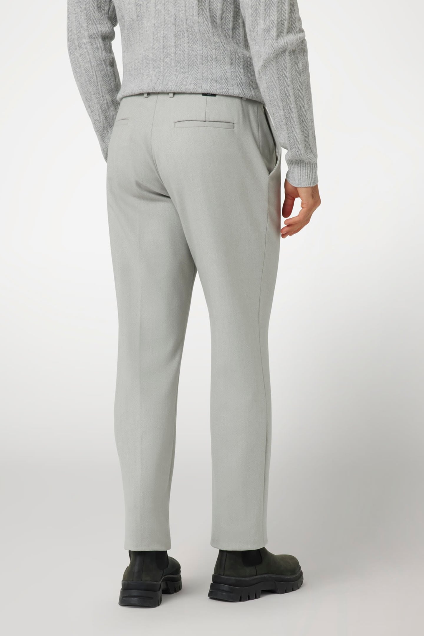 MARCIANO BY GUESS ROGER CLASSIC CHINO GREY HERRINGBONE 2