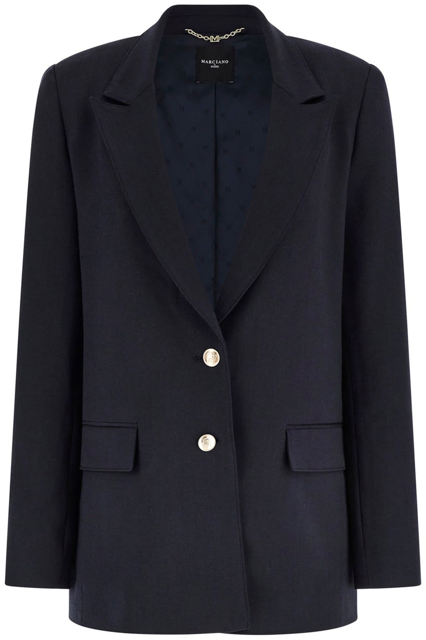 MARCIANO BY GUESS MAGDA BLAZER SMART BLUE MULTI 4