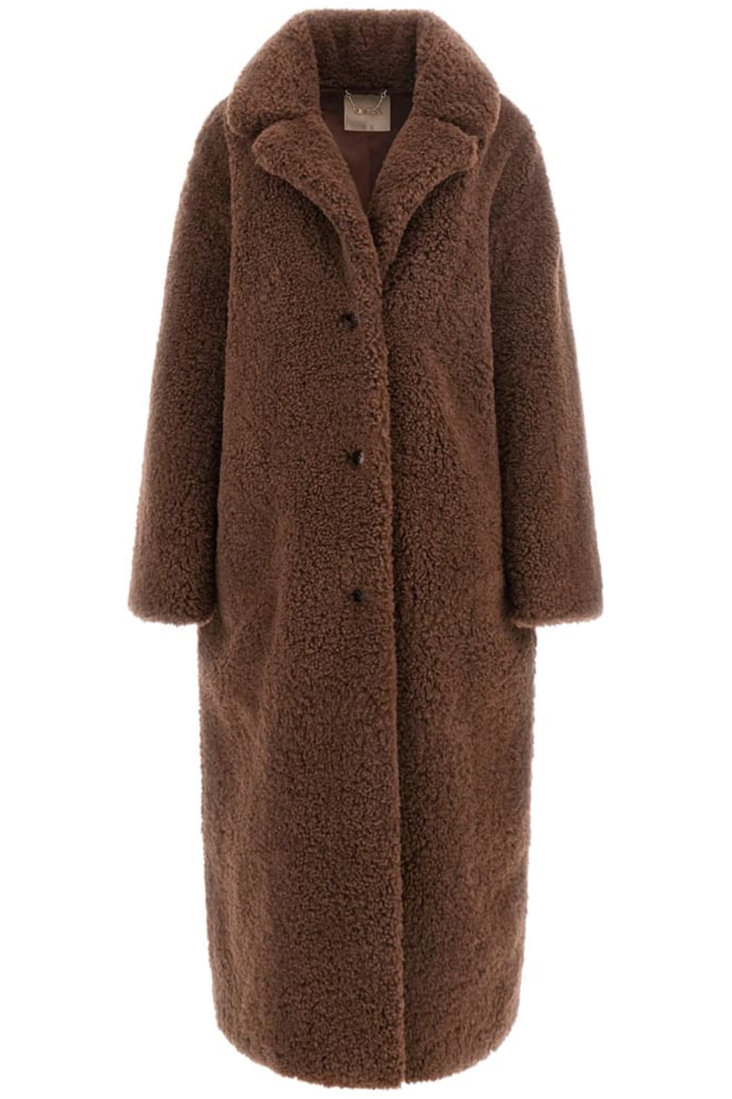 GUESS ECO NEW ALINA LONG COAT CHOCOLATE BROWNIE 3