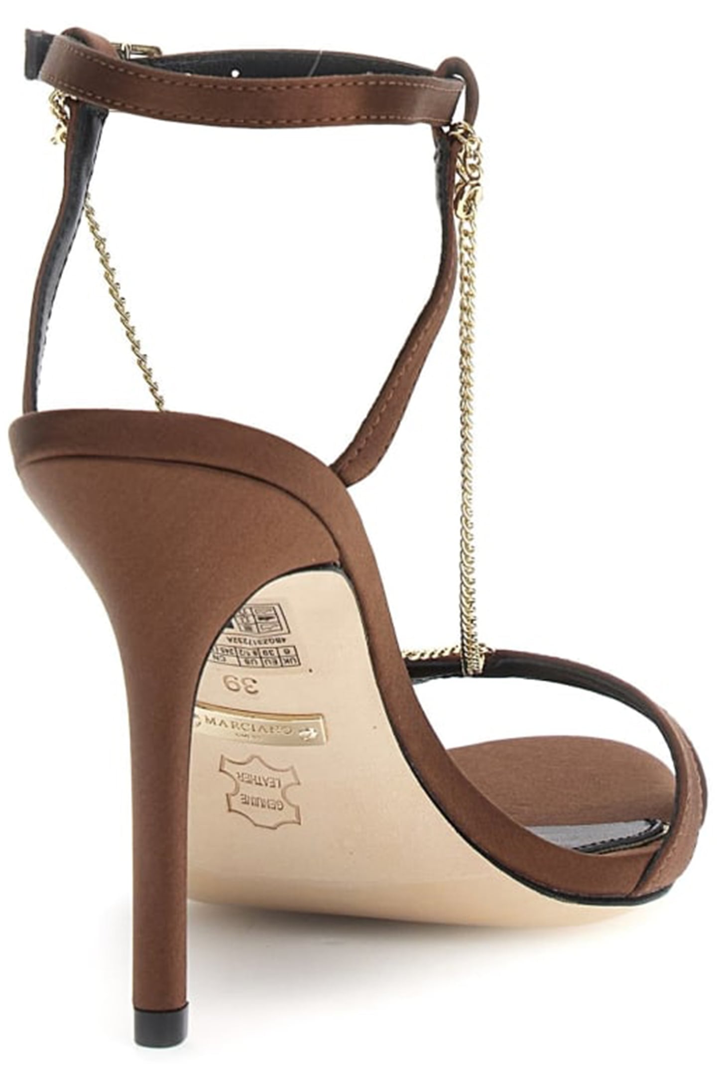 MARCIANO BY GUESS METAL CHAIN SANDAL BRONZE 5