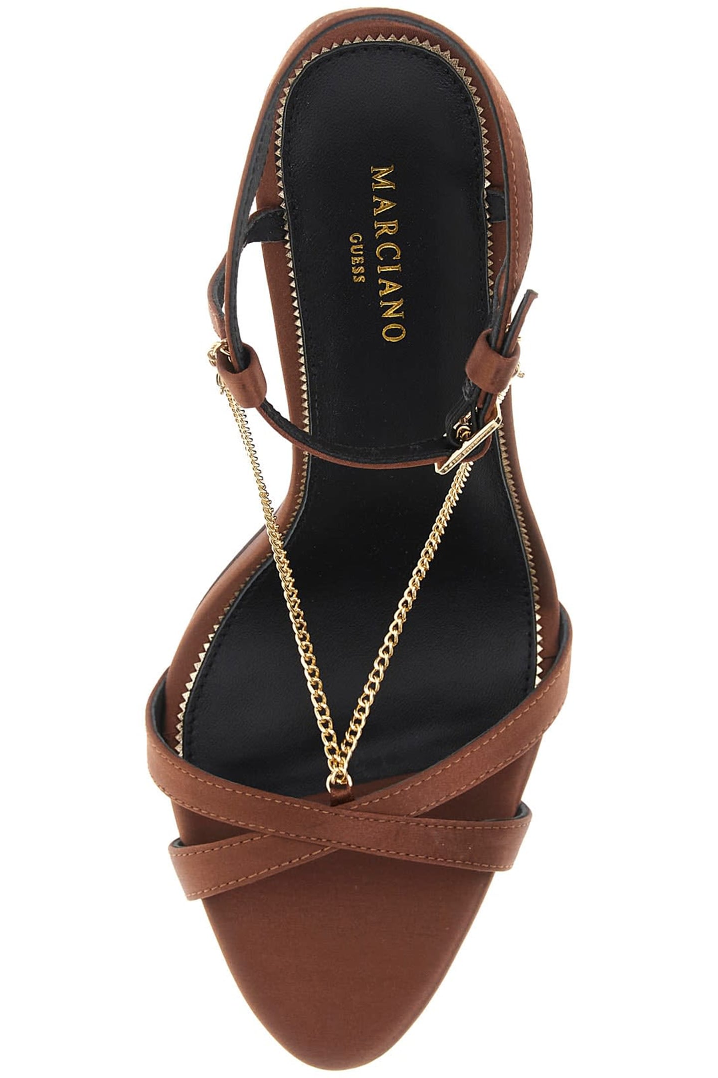 MARCIANO BY GUESS METAL CHAIN SANDAL BRONZE 4