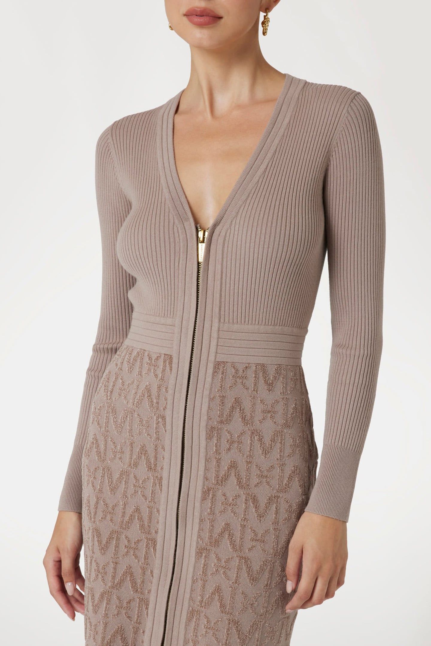 MARCIANO BY GUESS HERMIONE CHENILLE AL SILK TAUPE 5