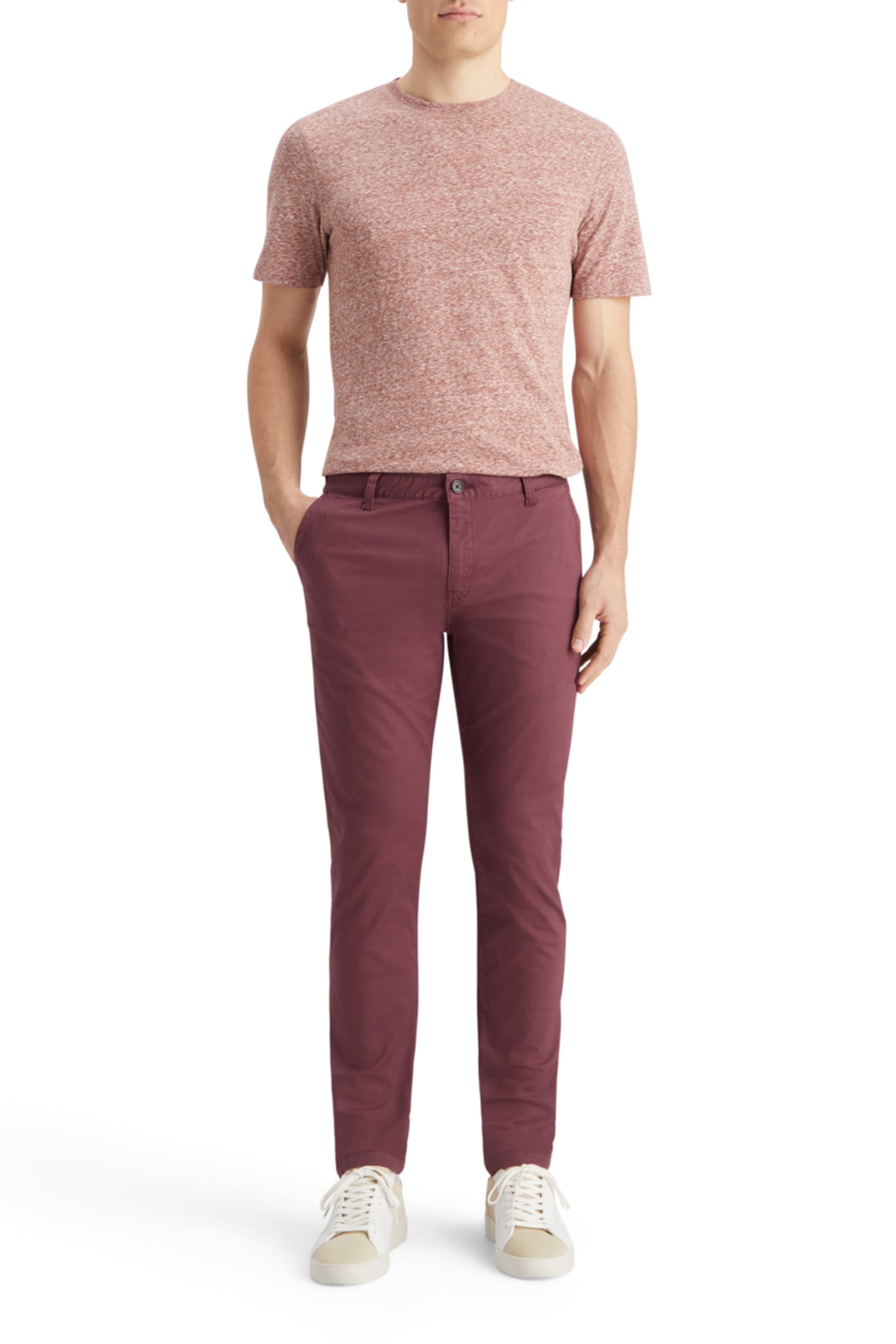 ESSENTIAL MOTT- STRETCH COTTON CHINO WINE 3