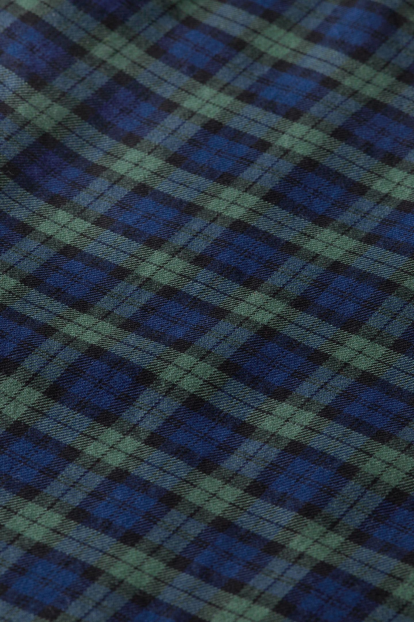 RELAXED FIT LIGHTWEIGHT FLANNEL CHECK SHIRT GREEN CHECK 9