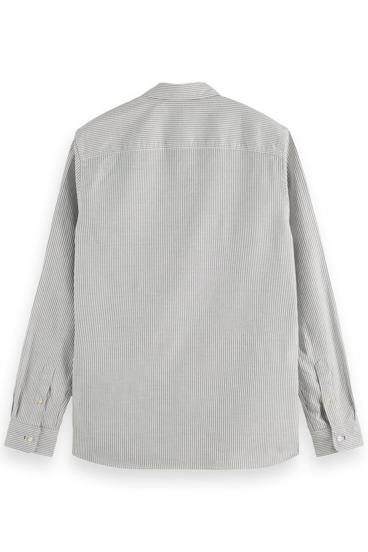 SEASONAL ESSENTIALS OXFORD STRIPED SHIRT GREEN STRIPE 2