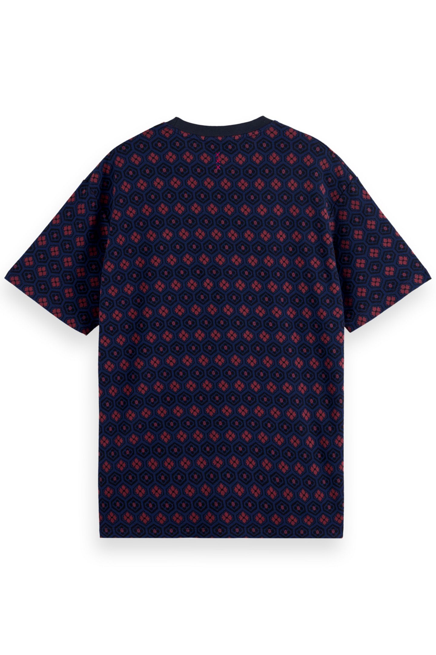 RELAXED FIT JACQUARD T-SHIRT NIGHT BOOKCOVER DITSY 5