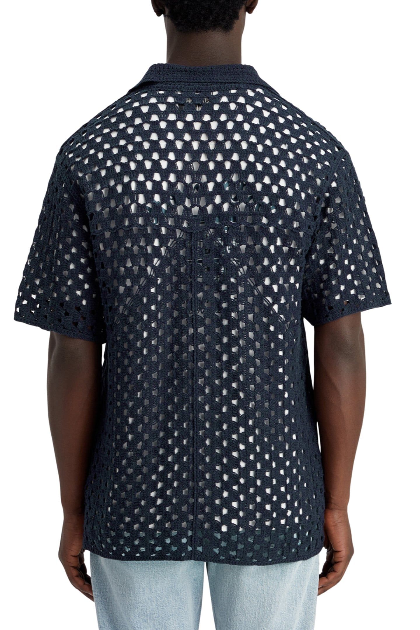 CROCHET KNITTED POLO SHORT SLEEVE NIGHT 2