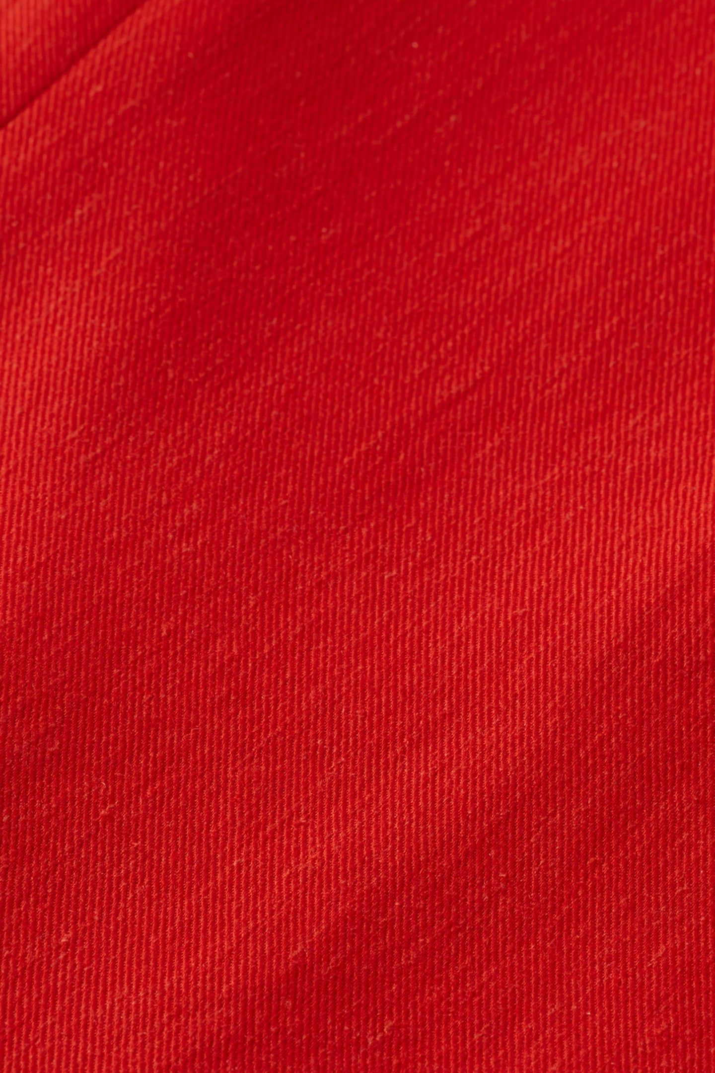 DB BLAZER WITH BELT DETAIL FLAME RED 3