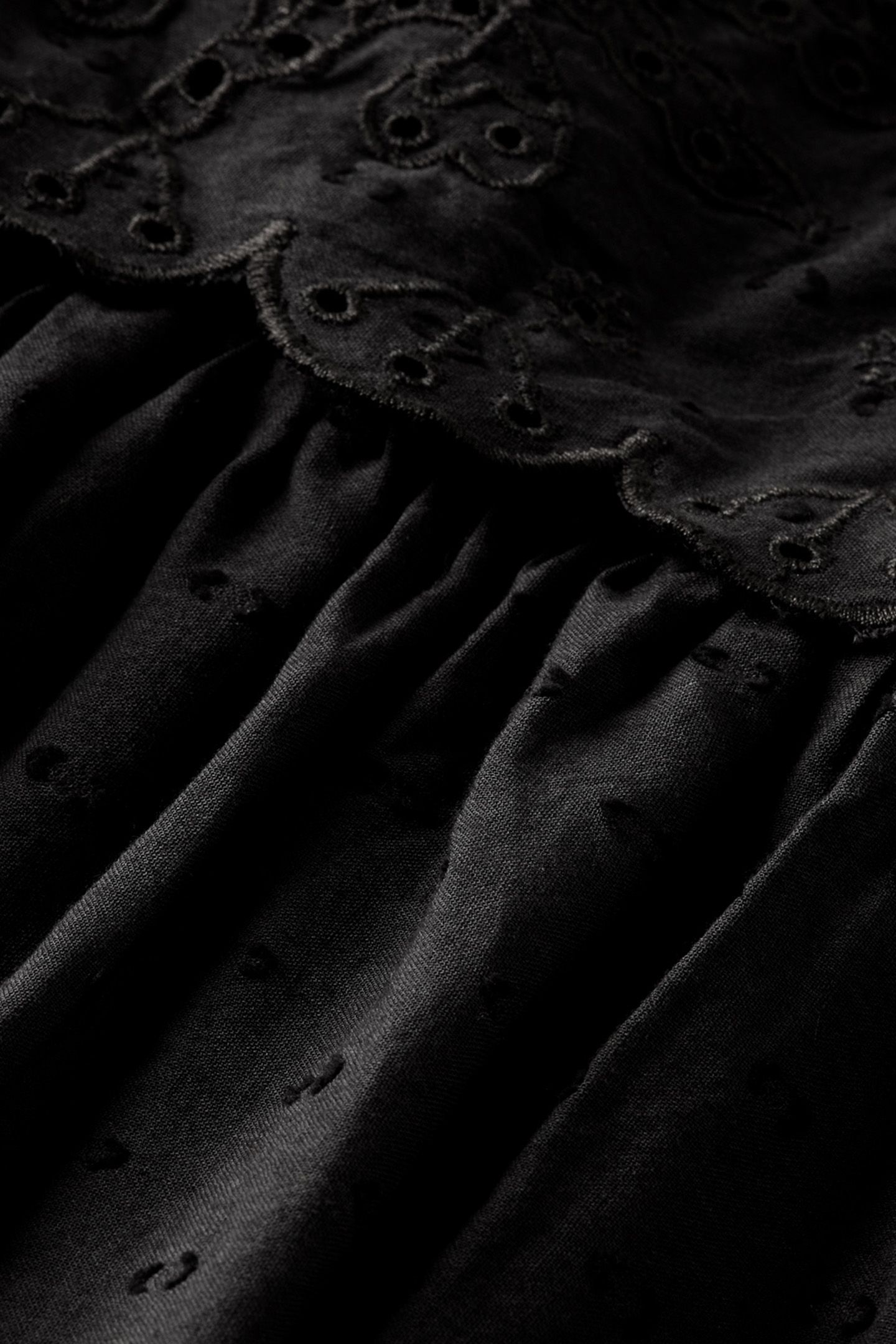 GIRL BRODERIE ANGLAISE DRESS VINYL 3