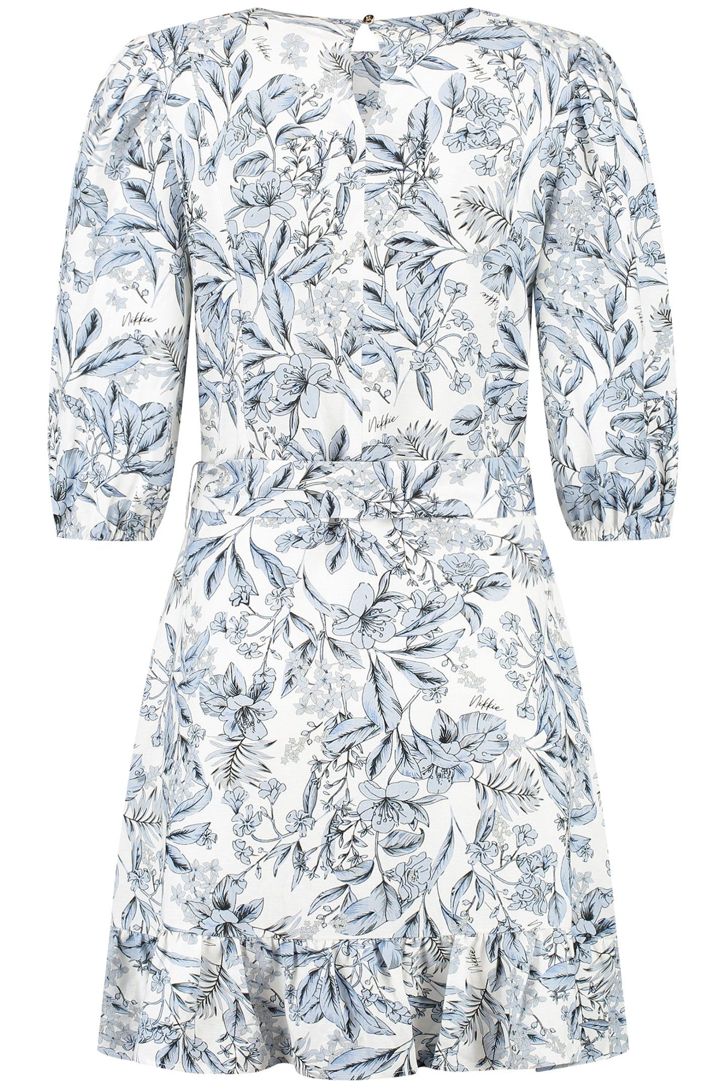 DOHA DRESS SMOKED BLUE/STAR WHITE 2