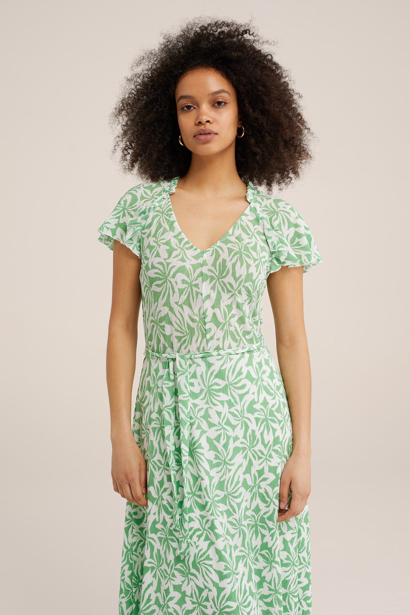 DRESS MIDI GREEN 4