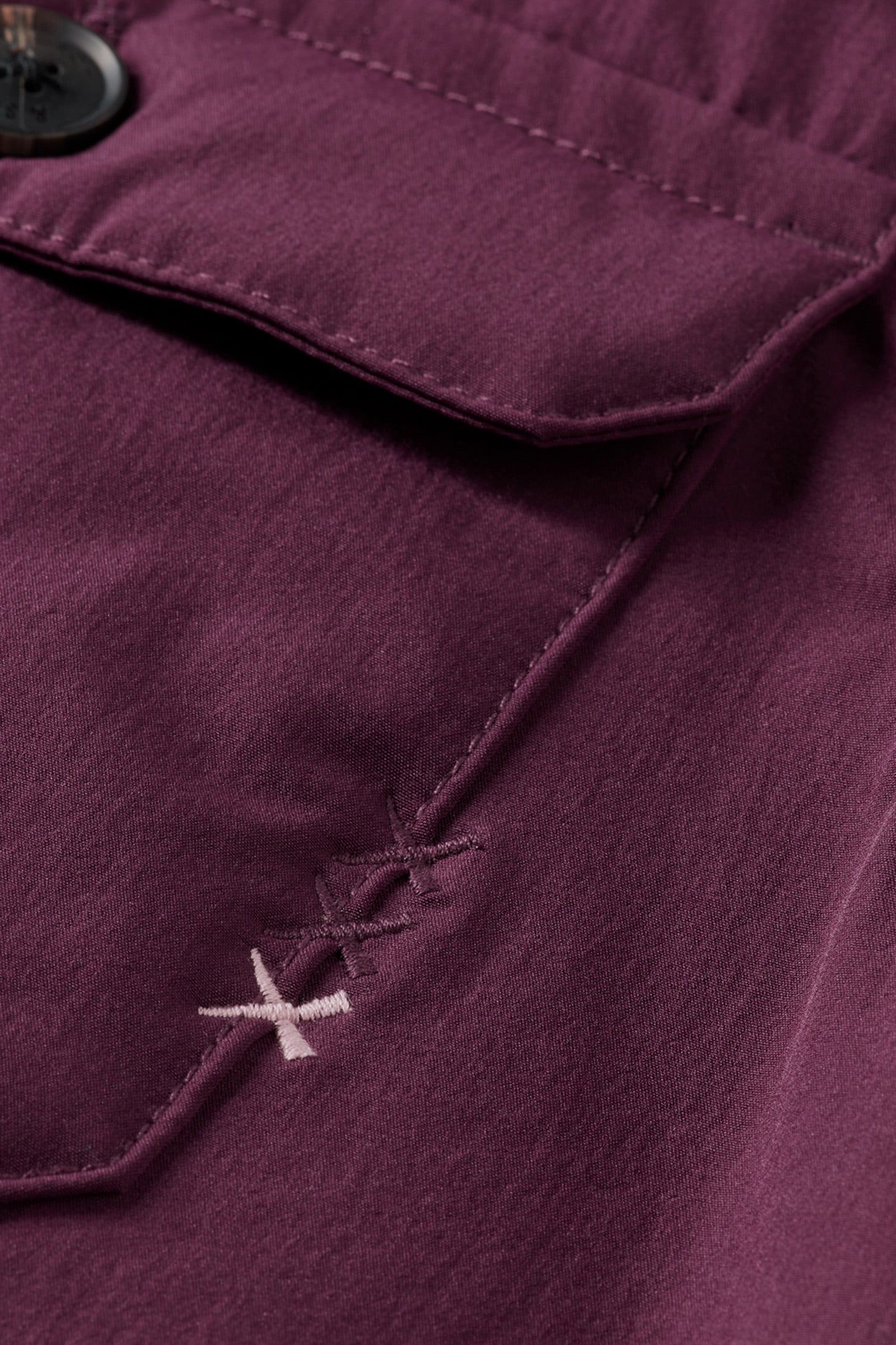 PADDED NYLON-BLEND OVERSHIRT DARK GRAPE 3