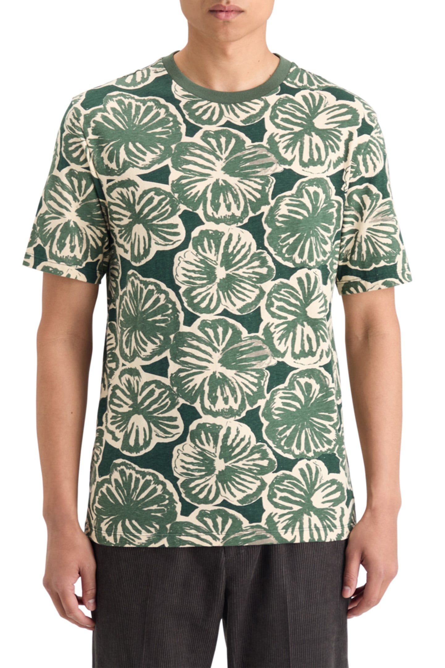 BIG ALL OVER PRINT T-SHIRT SAN FRAN FLOWER 1