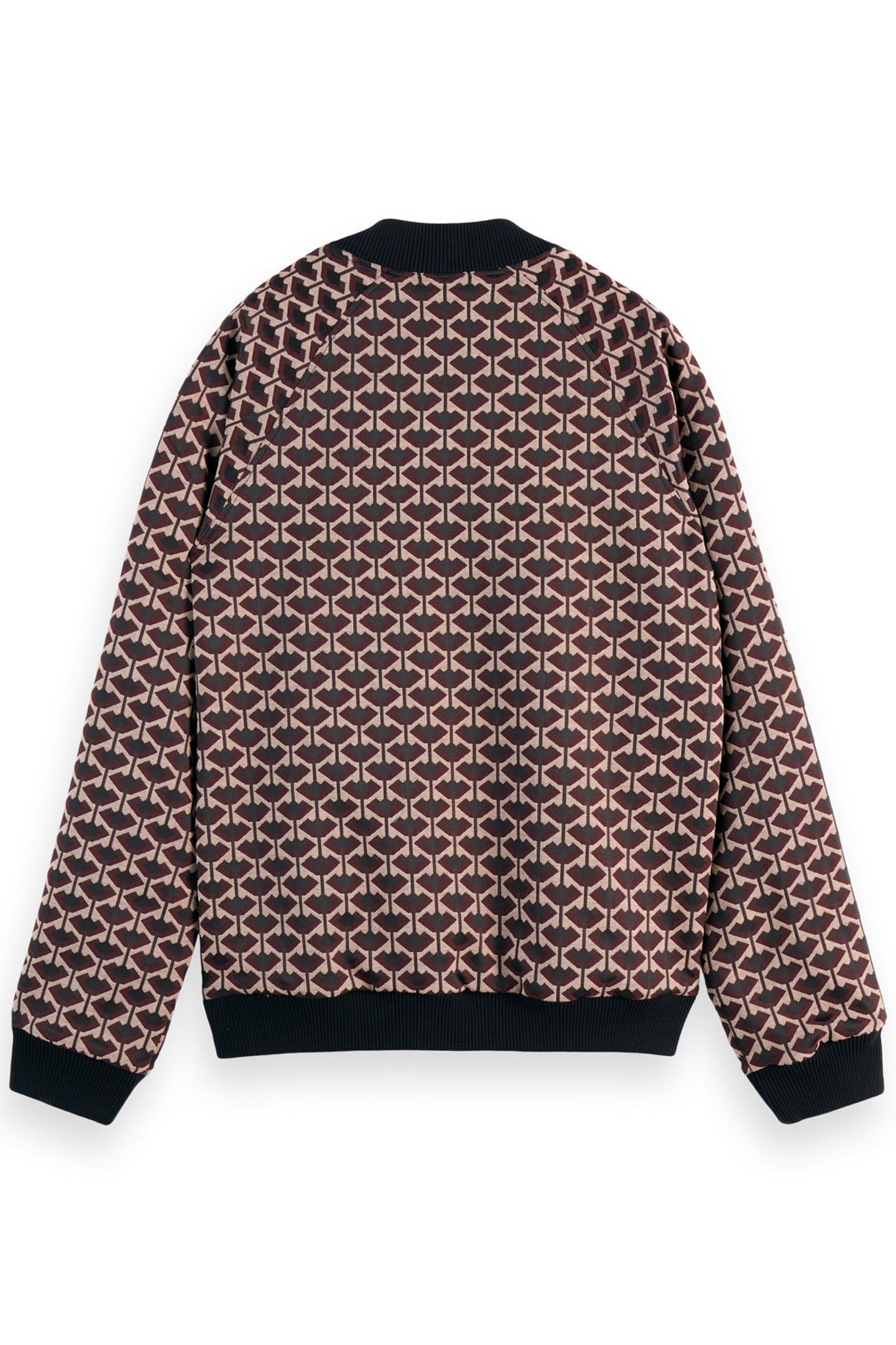 REVERSIBLE JACQUARD BOMBER JACKET GEO TULIP 4