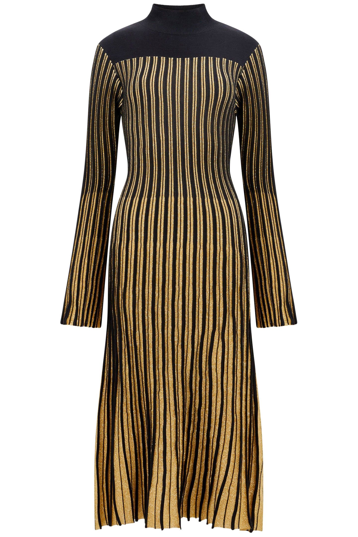 JOURNEE MARI LS DRESS BLACKOUT 3